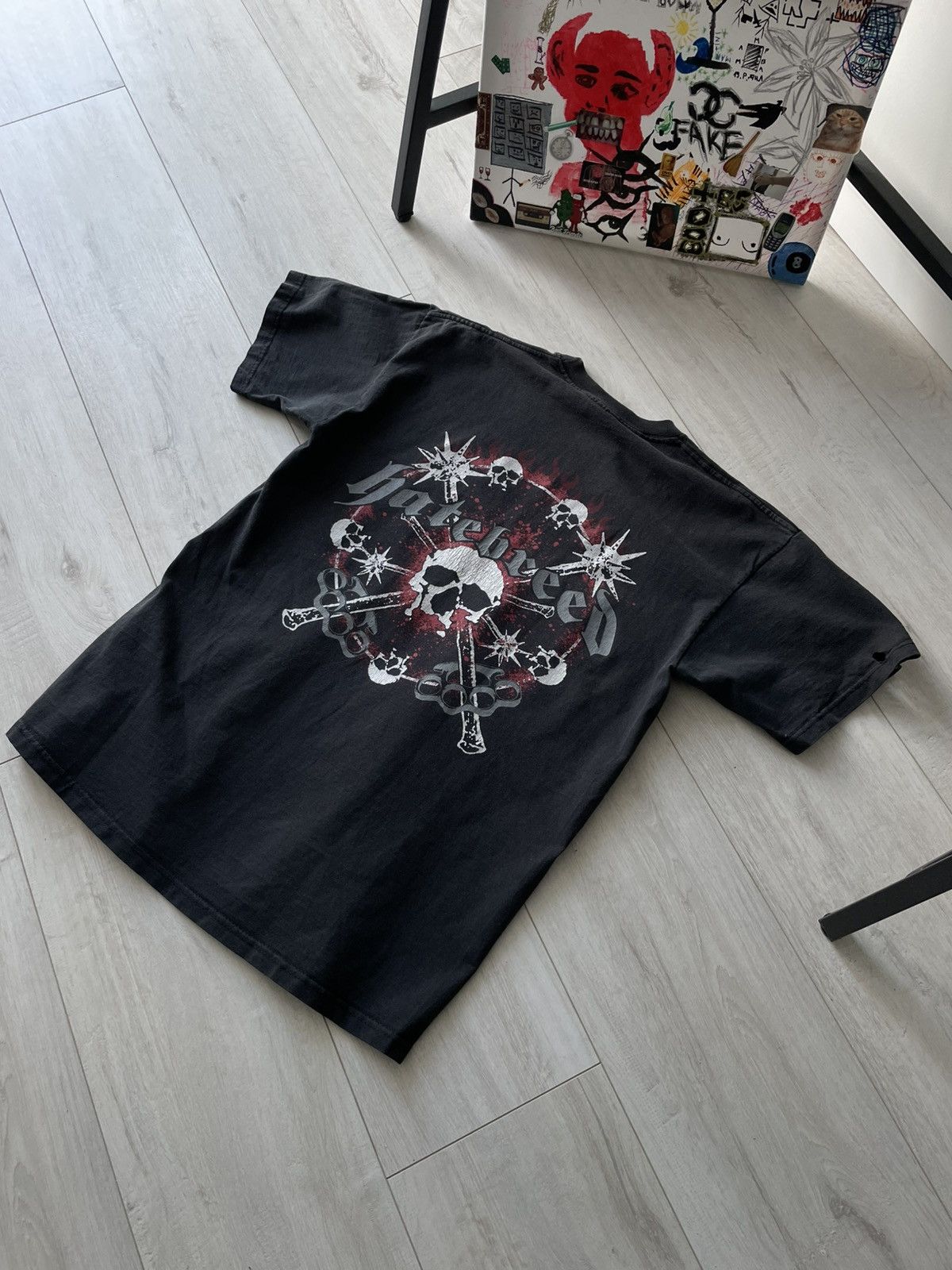 Band Tees Vintage 00’s Hatebreed Band T-Shirt Hard Metal RARE Size US M / EU 48-50 / 2 - 3 Thumbnail