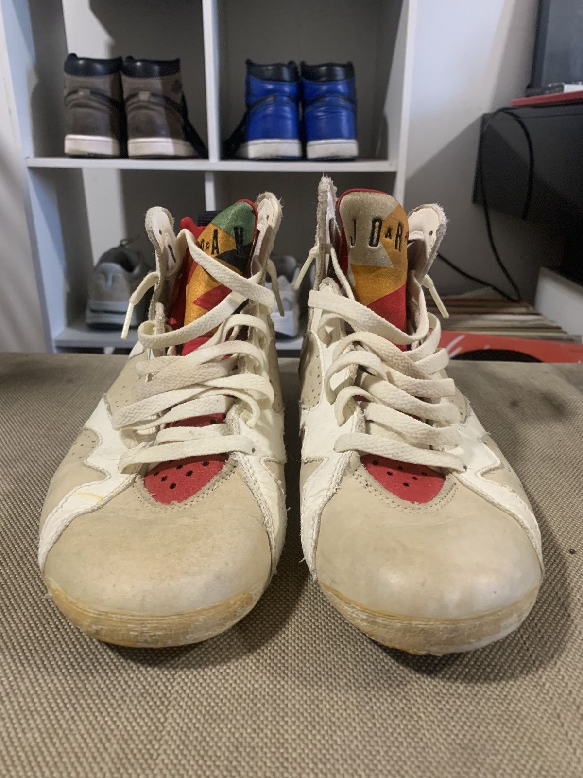 Nike 1992 OG Nike Air Jordan VII 7 Hare Size 8 Size US 8 / EU 41 - 2 Thumbnail