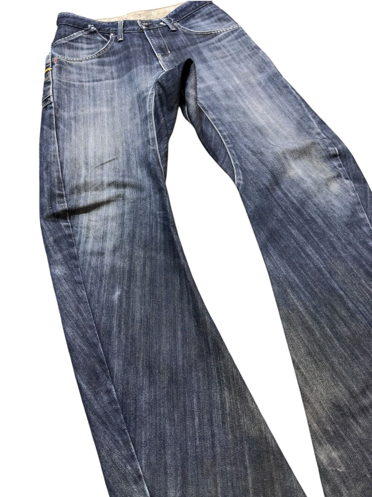 Edwin Vintage Edwin E-Function Curve Leg Grunge Denim Size US 29 - 3 Thumbnail