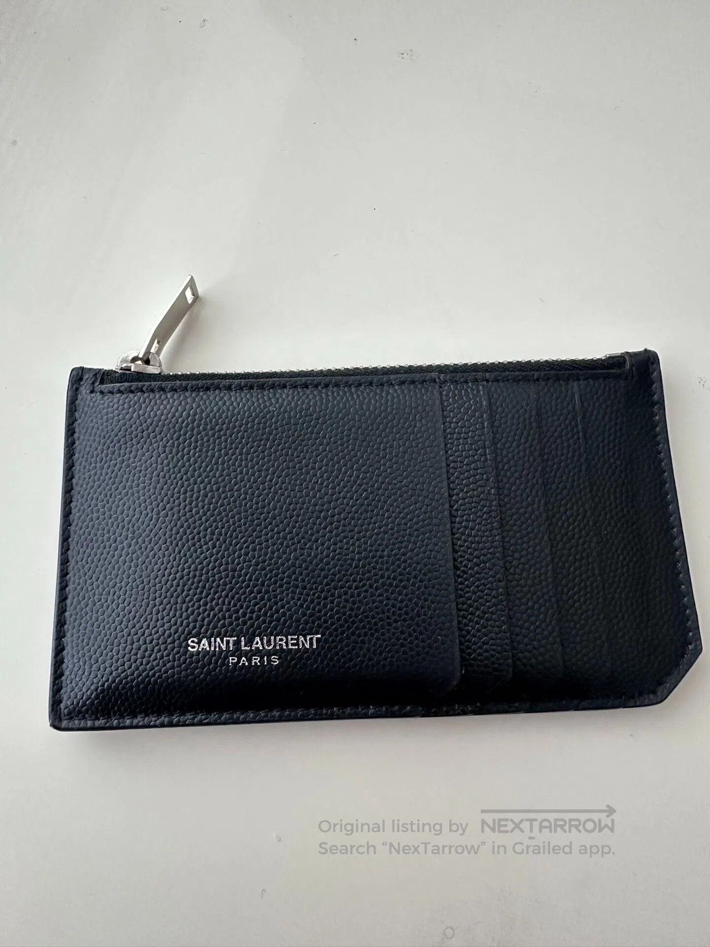 Saint Laurent Paris Saint Laurent Leather Card Holder Wallet. Size ONE SIZE - 1 Thumbnail
