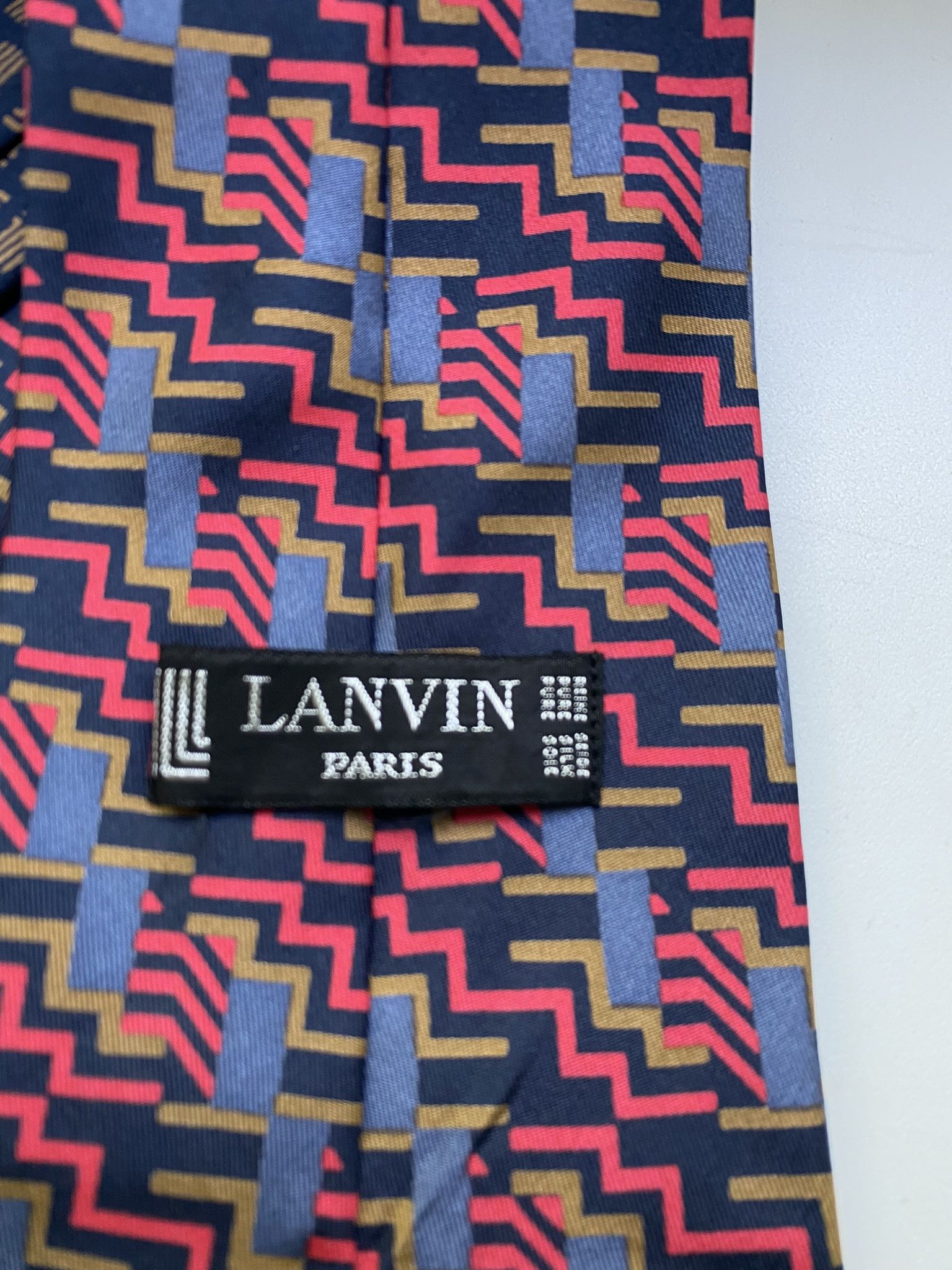 Designer × Lanvin Lanvin Tie Made In Paris Luxury Size ONE SIZE - 2 Thumbnail