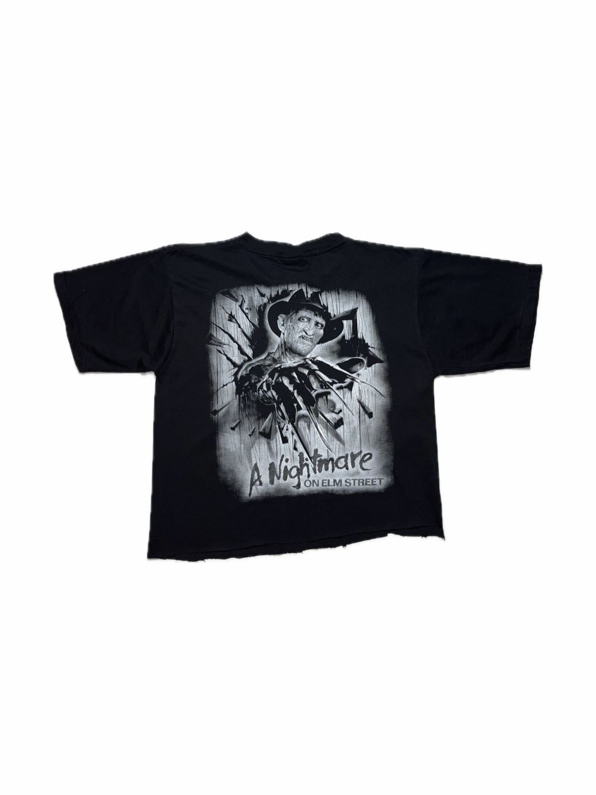 Vintage Vintage A Nightmare on elm street cropped ss t-shirt bootleg Size US XL / EU 56 / 4 - 2 Thumbnail