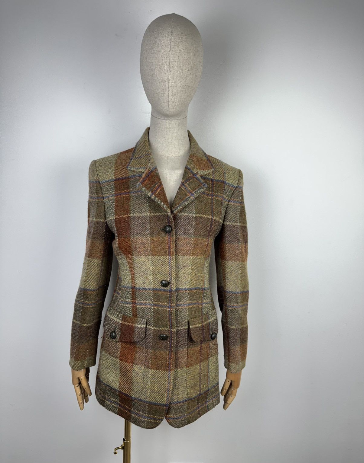 DAKS × Vintage Women’s Vintage DAKS Wool/Alpaca Coat Overcoat size GB 10 Size M / US 6-8 / IT 42-44 - 1 Thumbnail