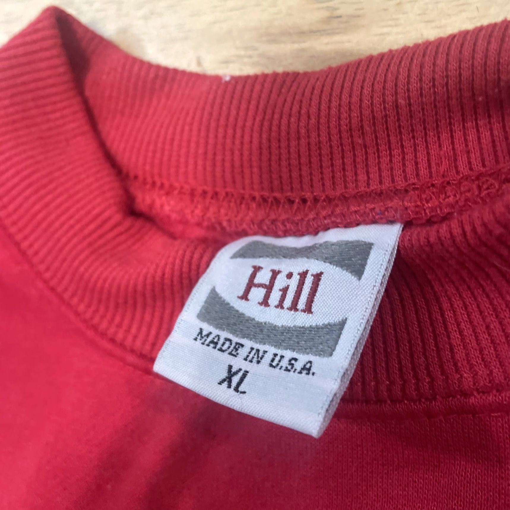 Vintage VINTAGE HILL Sweater Men XL Red Classic 90s 80s Retro Made USA Christmas Pullover Knit Crew Neck Size US XL / EU 56 / 4 - 4 Thumbnail