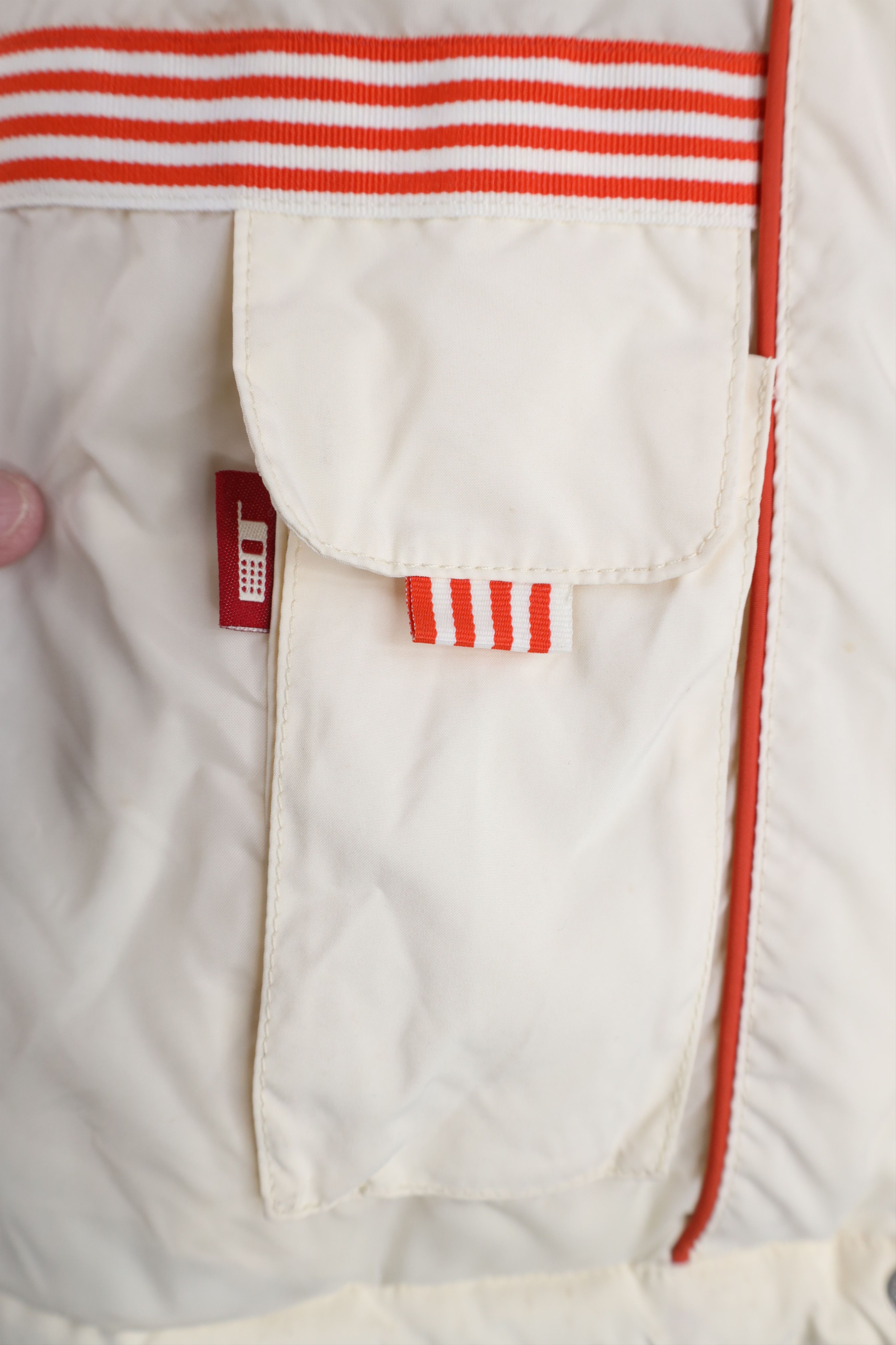 L.L. Bean Vintage LL Bean Block Duck Down Hooded Puffer Jacket Cream Size M / US 6-8 / IT 42-44 - 14 Thumbnail