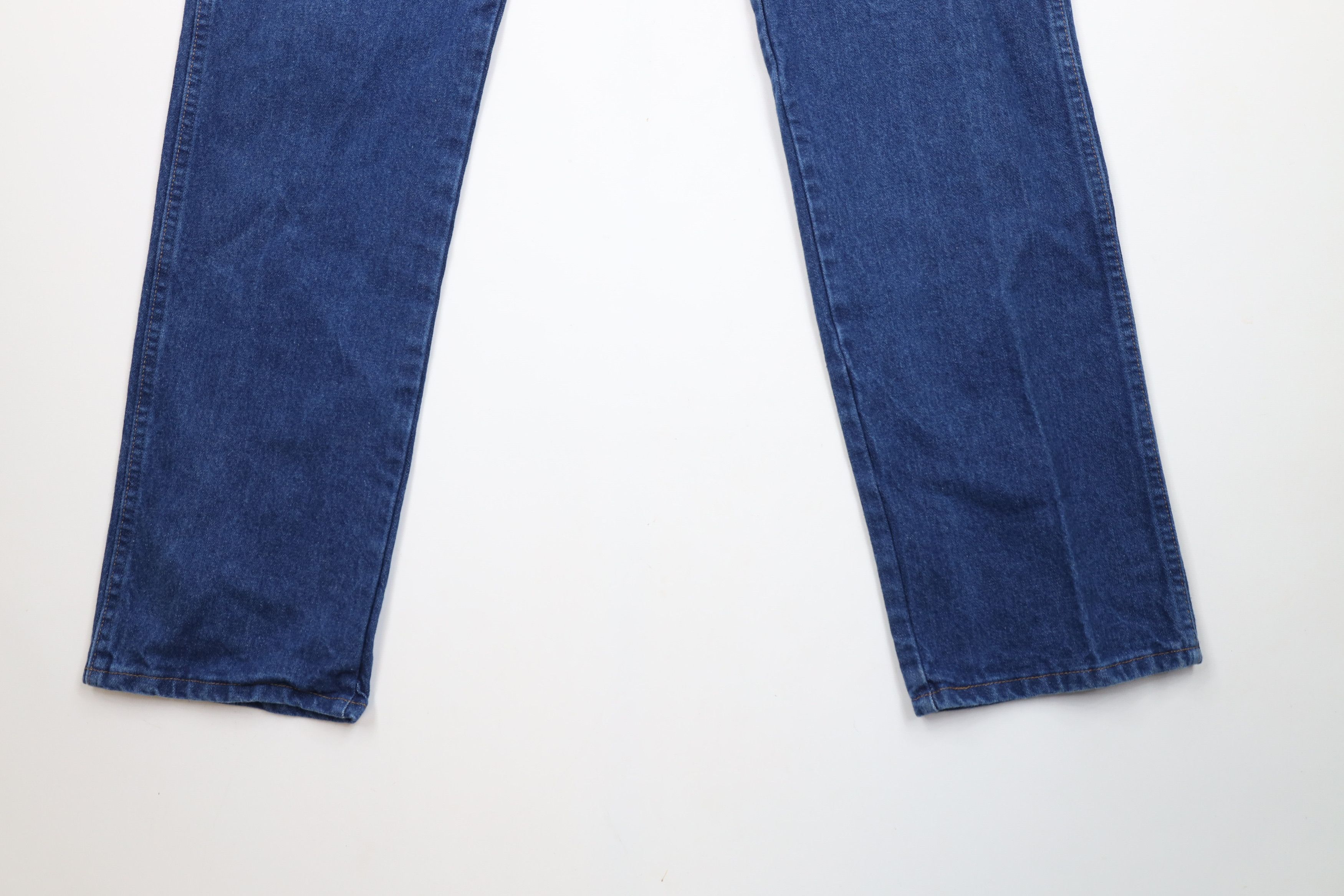 Vintage × Wrangler Vintage 90s Wrangler Western Straight Leg Denim Jeans Blue Size US 35 - 4 Thumbnail
