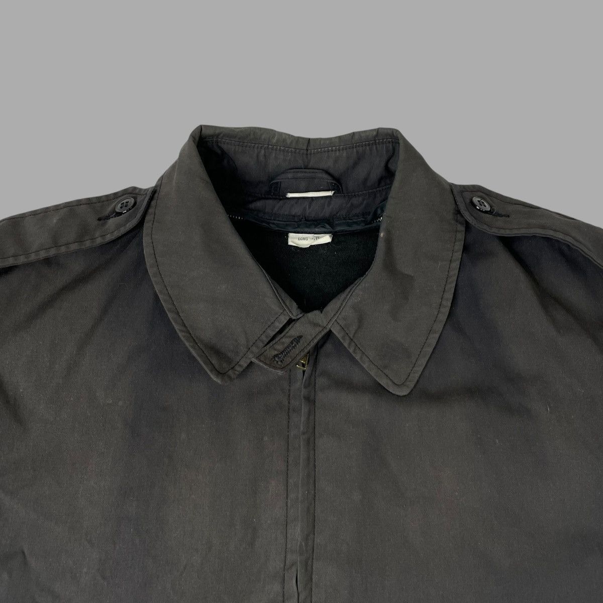 Vintage Vintage 1980s faded zip up military jacket Size US XL / EU 56 / 4 - 4 Thumbnail