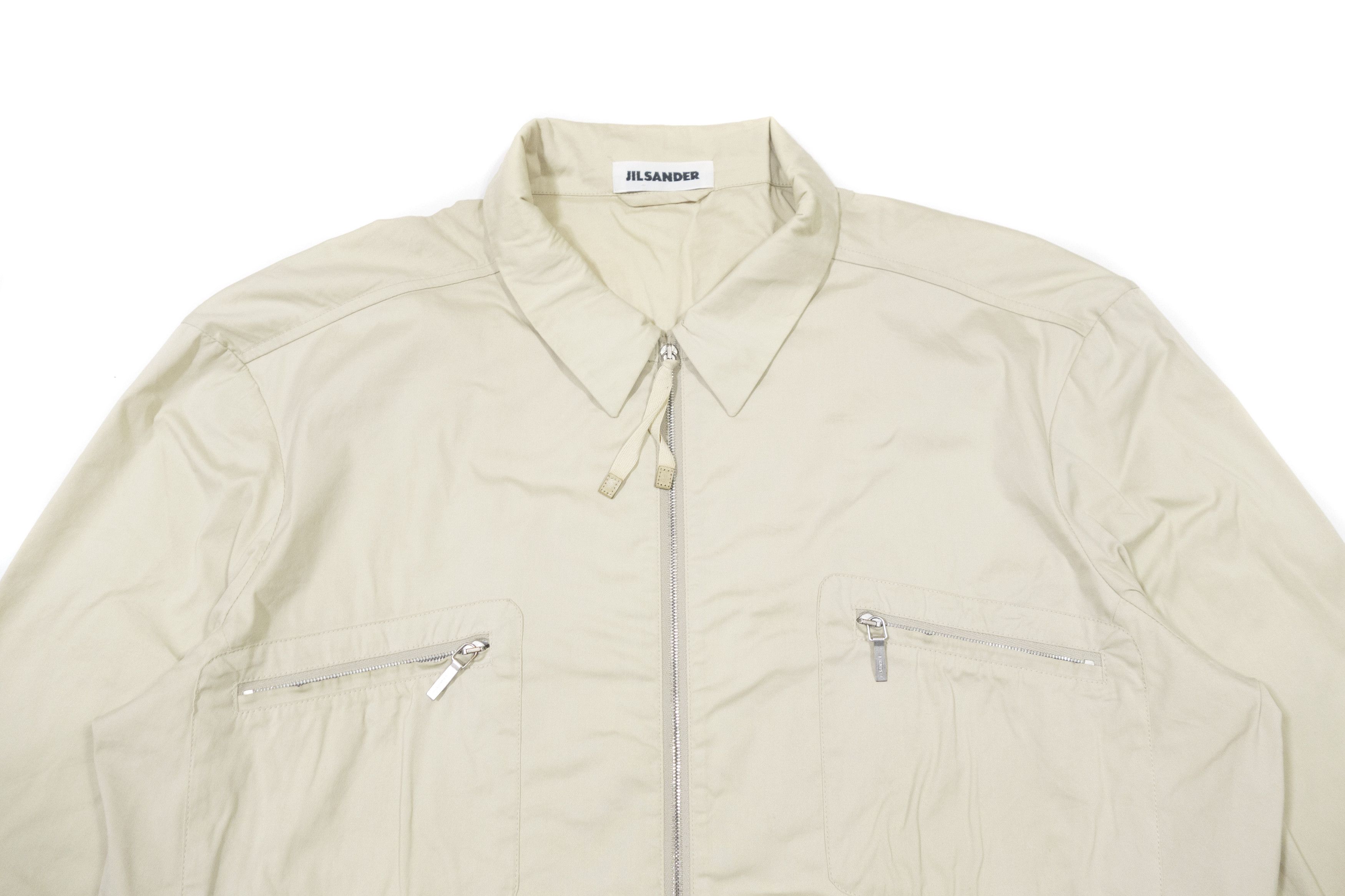 Jil Sander 90S Cotton Nylon Oversize Zip Shirt Vintage Size XL / US 12-14 / IT 48-50 - 3 Thumbnail