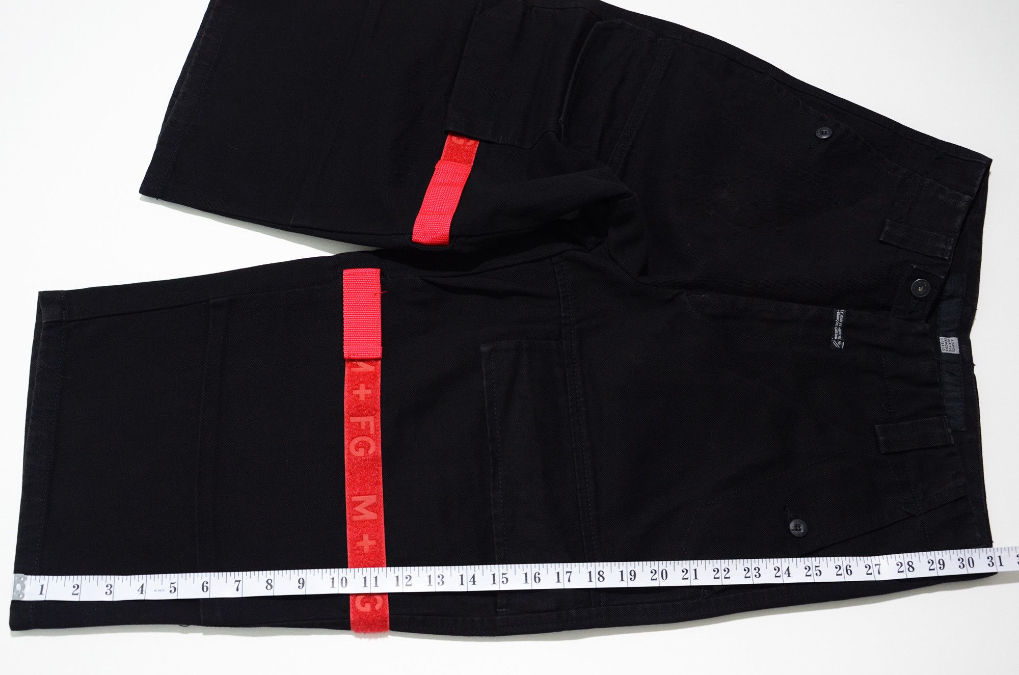 Marithe + Francois Girbaud M+FG Long Black Shorts W32 Y2K Hip Hop 2006 Rare Craft Size US 32 / EU 48 - 14 Thumbnail