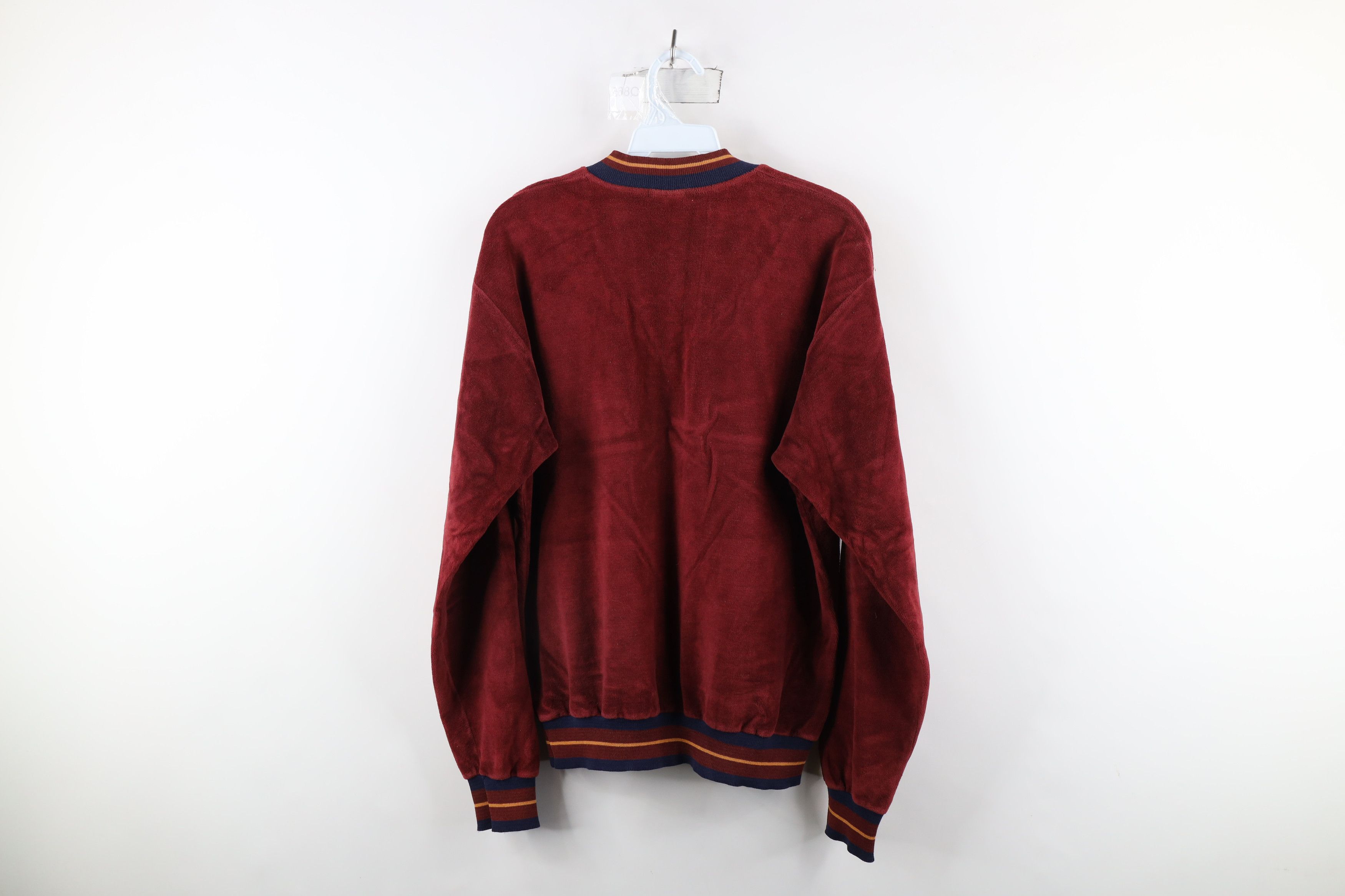 Vintage Vintage 60s 70s Streetwear Striped V-Neck Sweater USA Size US L / EU 52-54 / 3 - 6 Thumbnail