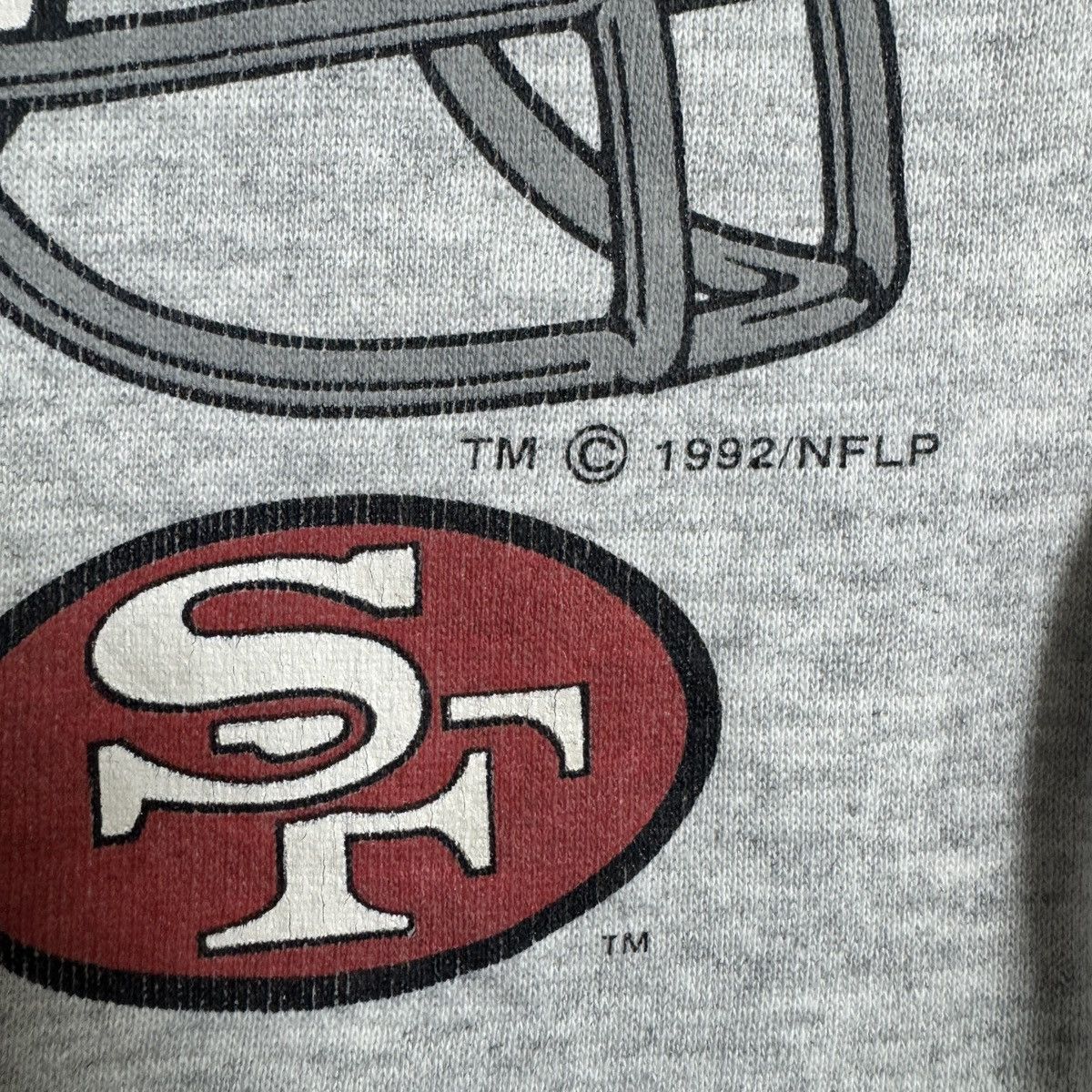 NFL Vintage 1992 San Francisco 49ers Logo Sweatshirt 90s NFL Size US L / EU 52-54 / 3 - 4 Thumbnail