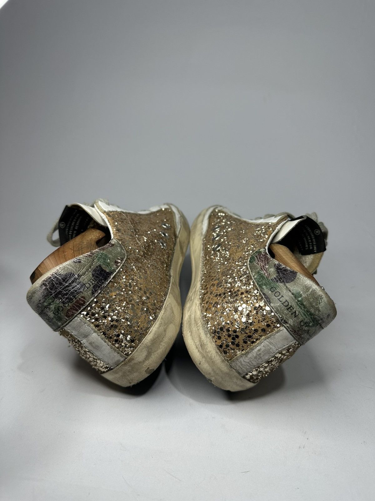 Golden Goose Golden Goose Superstar Camo Glitter Limited Edition Sneakers Size US 8 / EU 41 - 7 Thumbnail