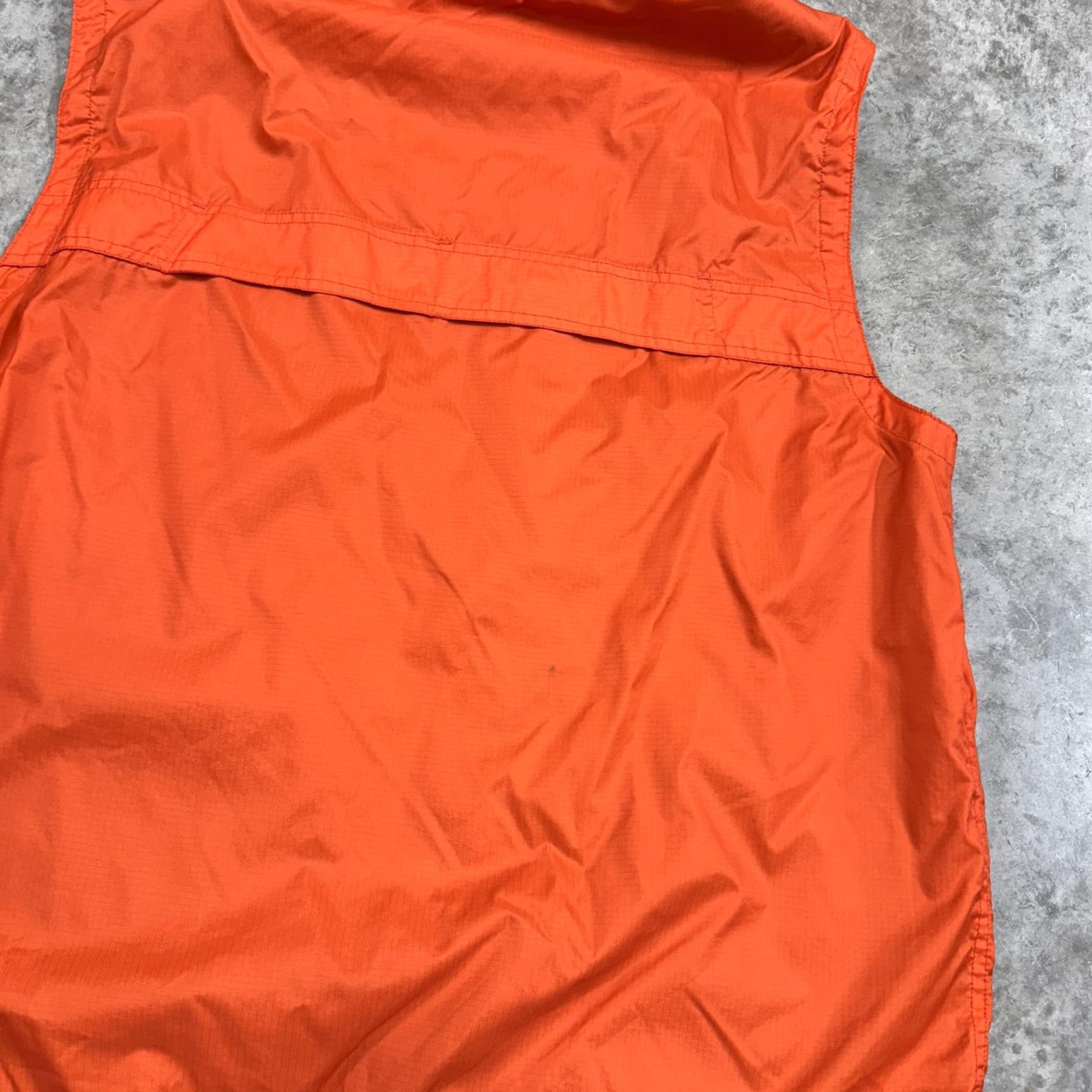Gap VINTAGE Gap Vest Mens XL Nylon Hooded Full Zip Jacket 90s Orange Size US XL / EU 56 / 4 - 5 Thumbnail