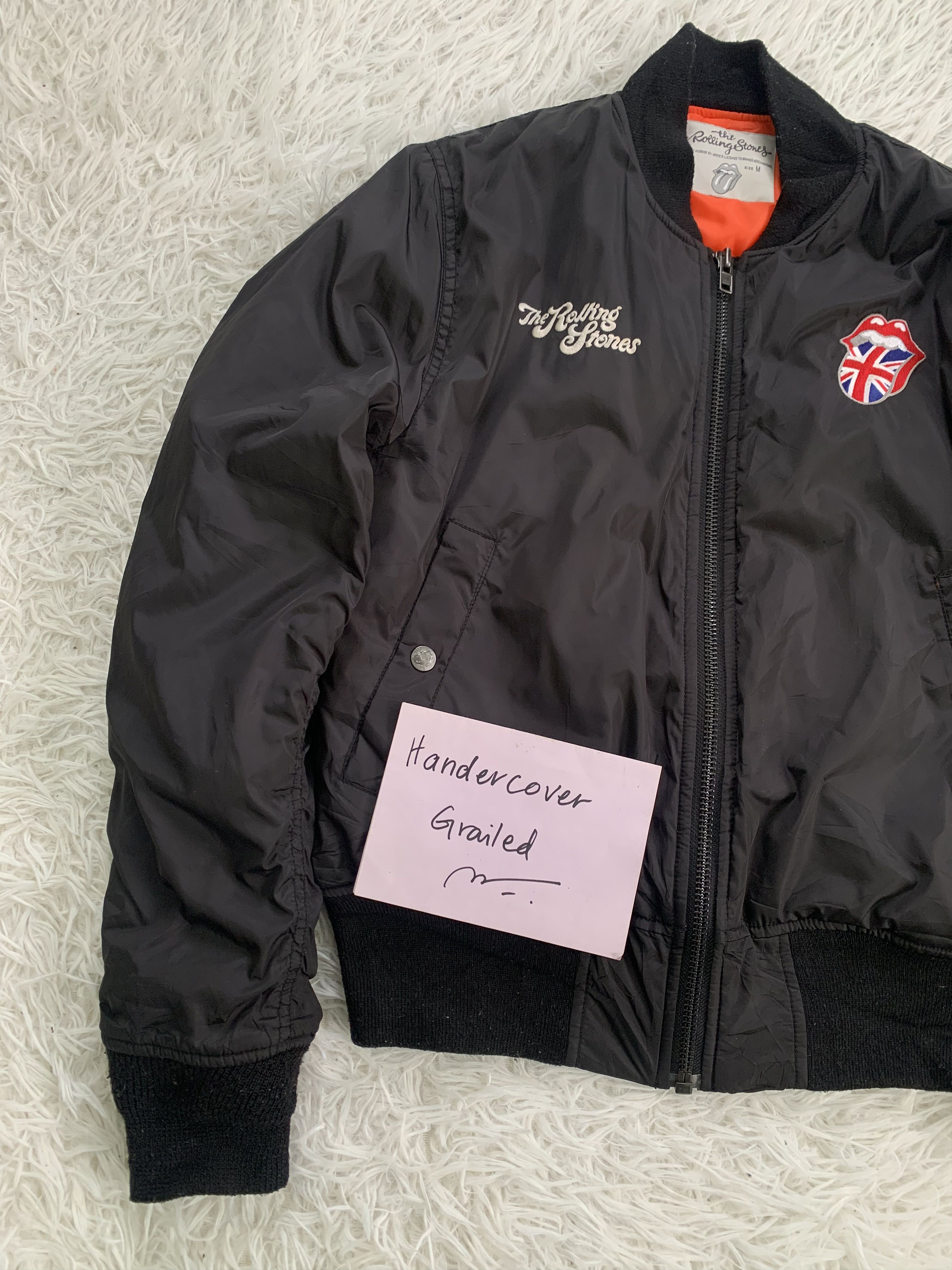 The Rolling Stones MA-1 Flight Bomber Jacket