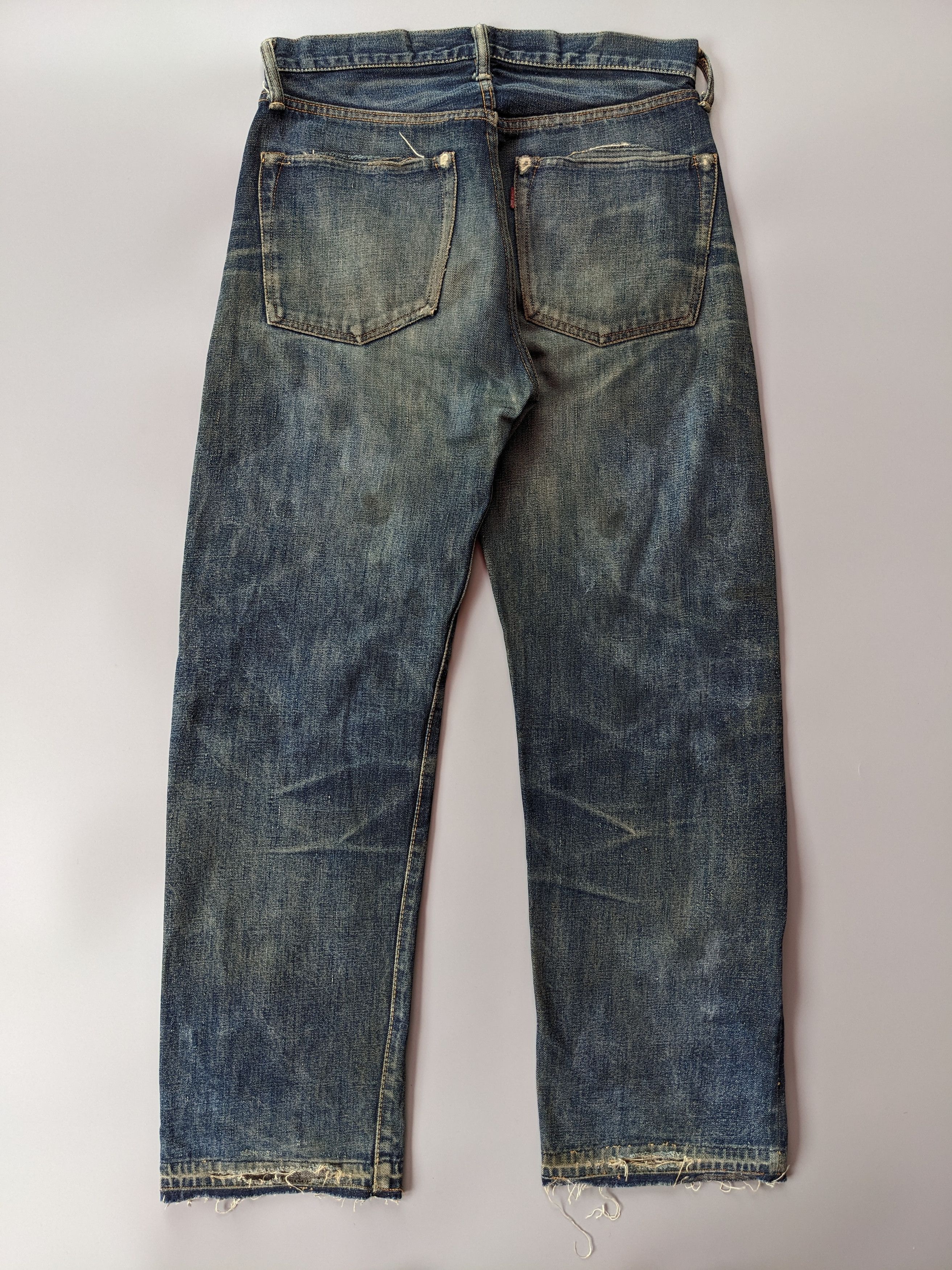 Pherrow's Vintage Pherrow Stormy Blue selvedge jeans Size US 31 - 2 Thumbnail