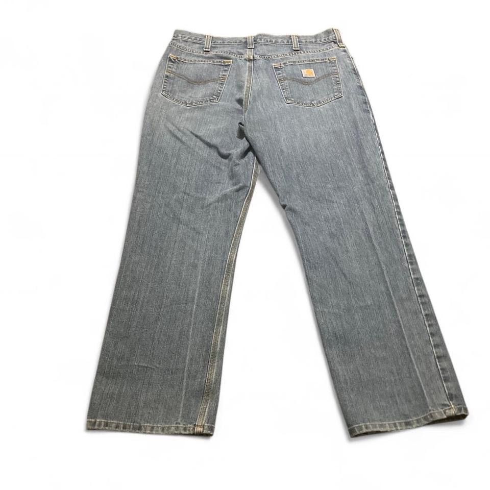 Carhartt Carhartt Men's Light Wash Relaxed Fit Denim Blue Jeans Size US 36 / EU 52 - 2 Thumbnail