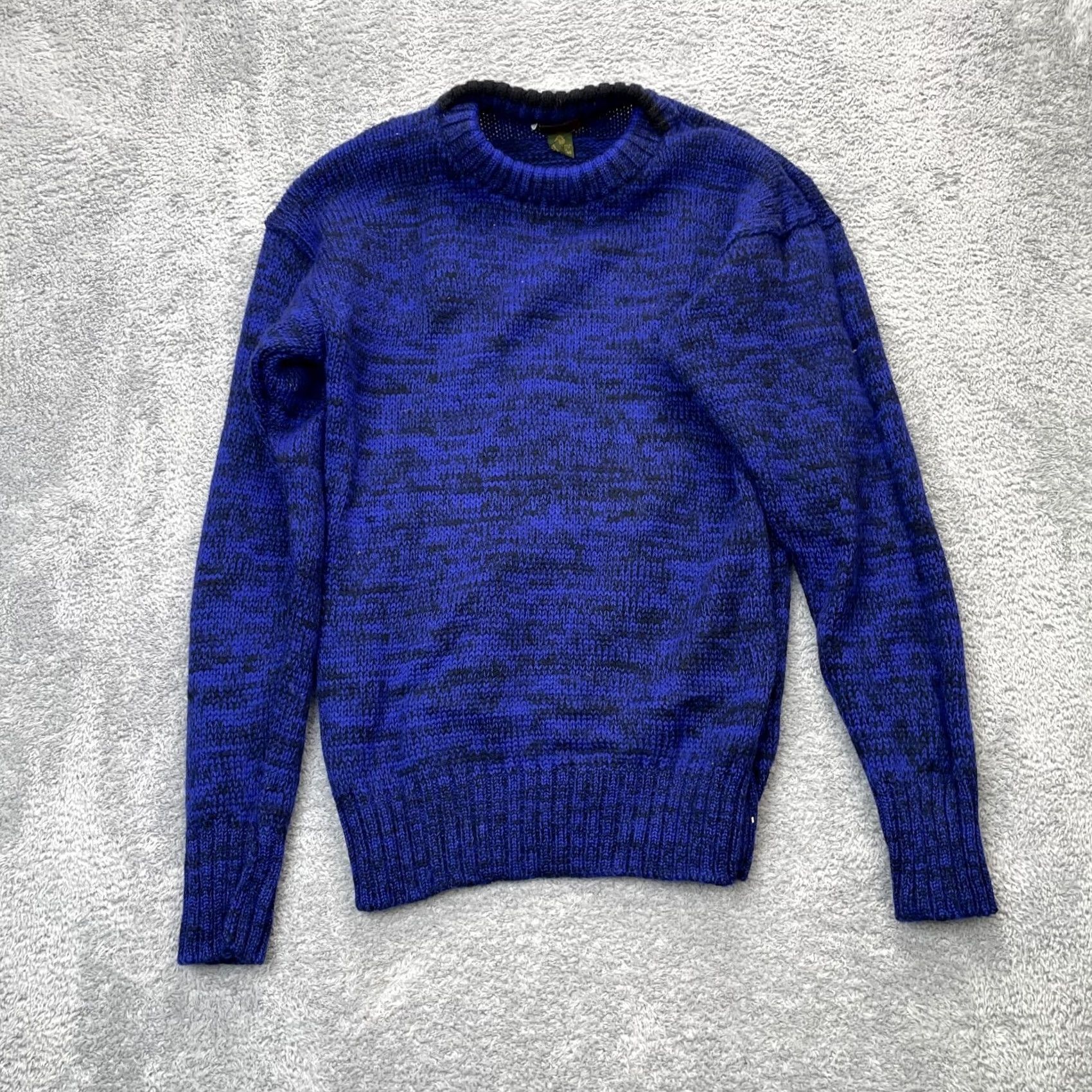 Vintage VINTAGE Boston Traders Sweater Mens Medium Blue Wool Tight Knit Ribbed 80s Size US M / EU 48-50 / 2 - 2 Thumbnail