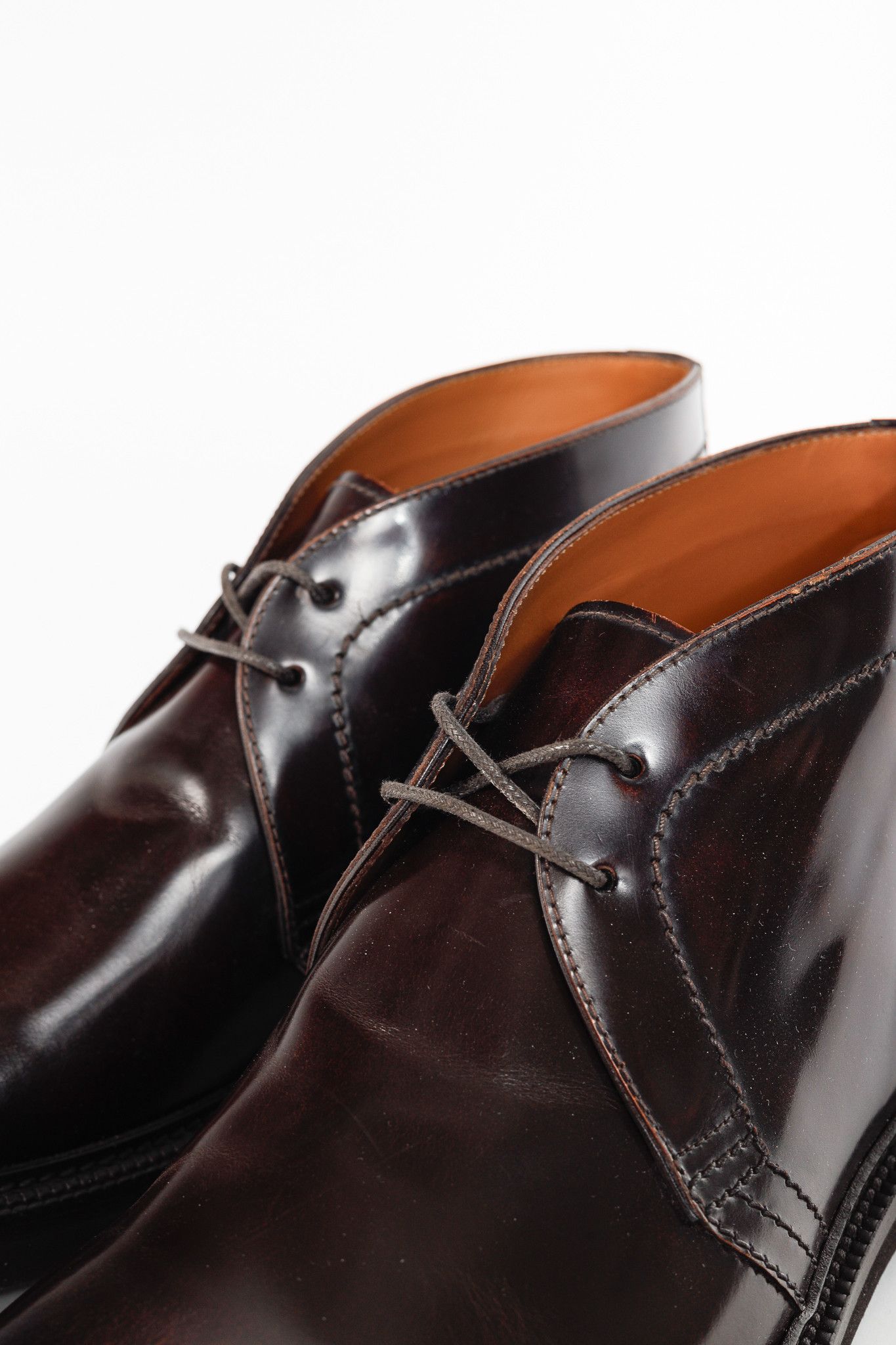 Brunello Cucinelli Brunello Cucinelli AW/21 Brown Buffed Leather Chukka Boots Size US 12 / EU 45 - 7 Thumbnail
