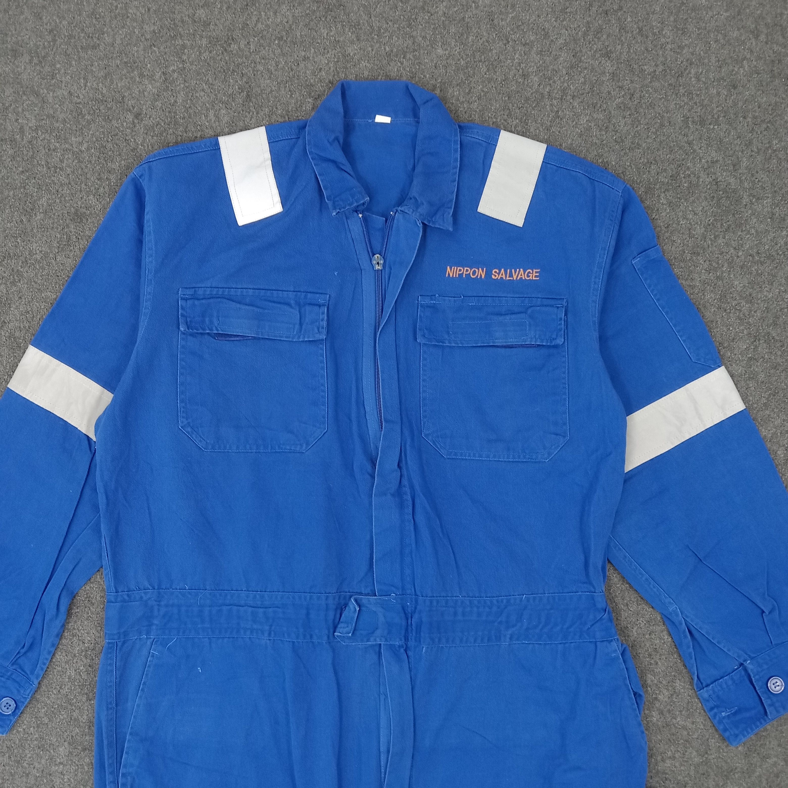 Vintage Nippon Salvage Japanese Brand Coverall Jacket Size US L / EU 52-54 / 3 - 6 Thumbnail