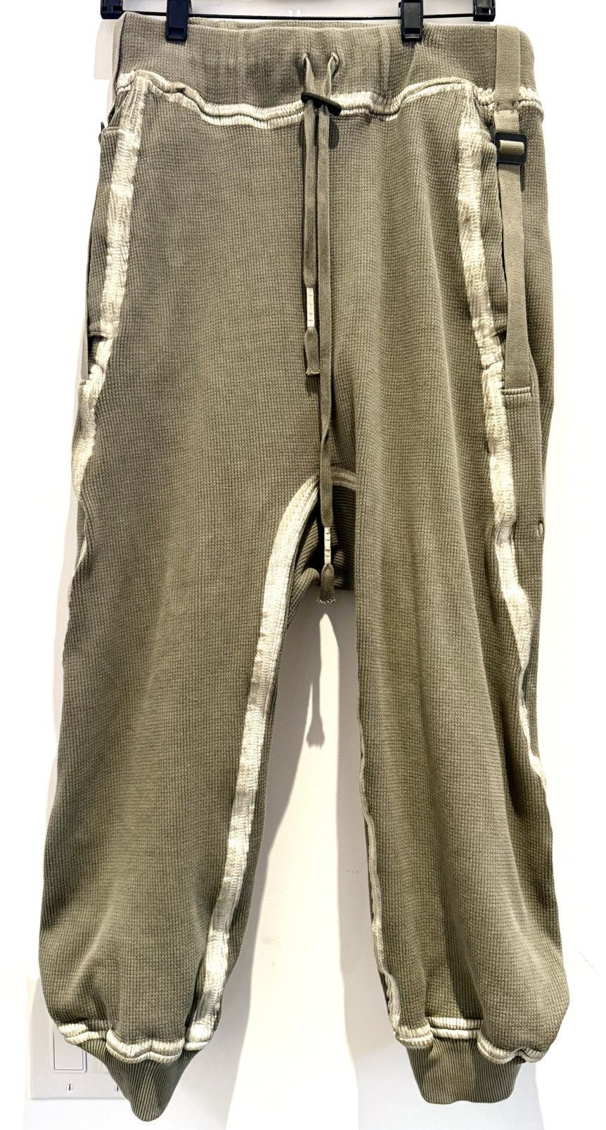 Boris Bidjan Saberi Rib knit , cotton lyocell , main label , handcrafted Size US 30 / EU 46 - 2 Thumbnail
