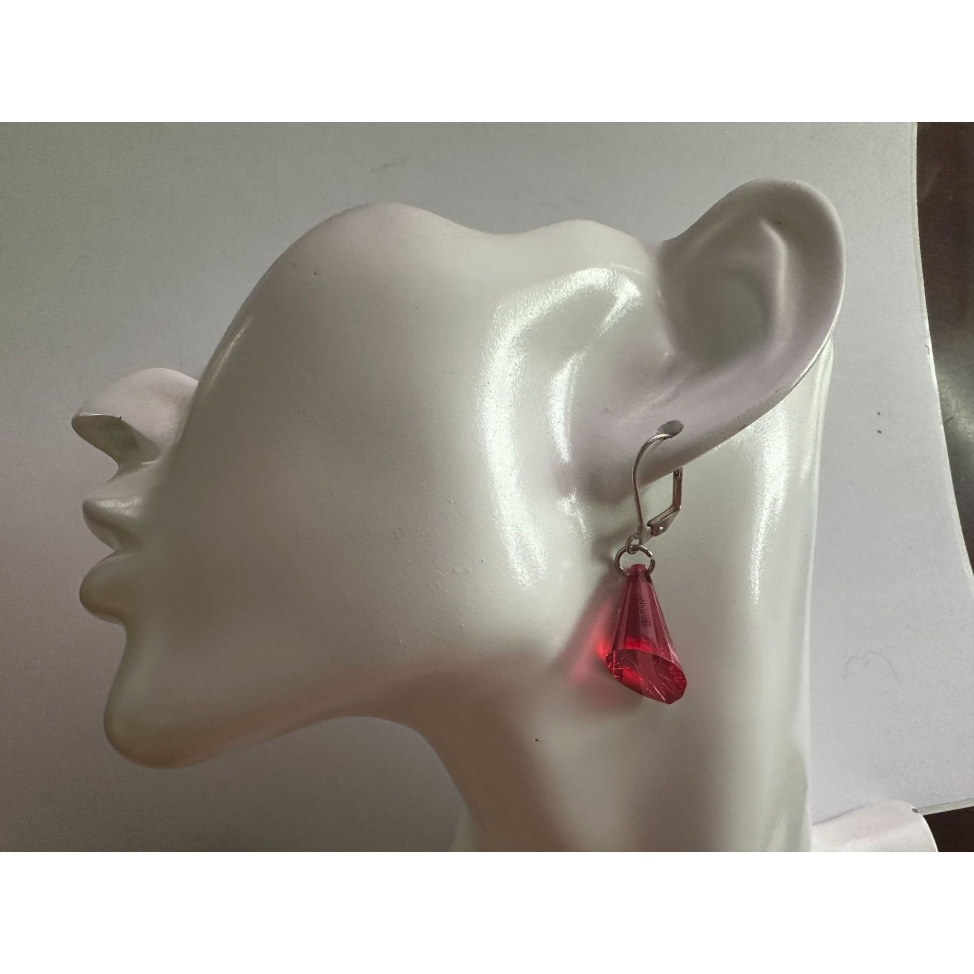 Other 5 Pairs of Women's Dangle Earrings (Gray, Red, Orange, Purpl Size ONE SIZE - 8 Thumbnail