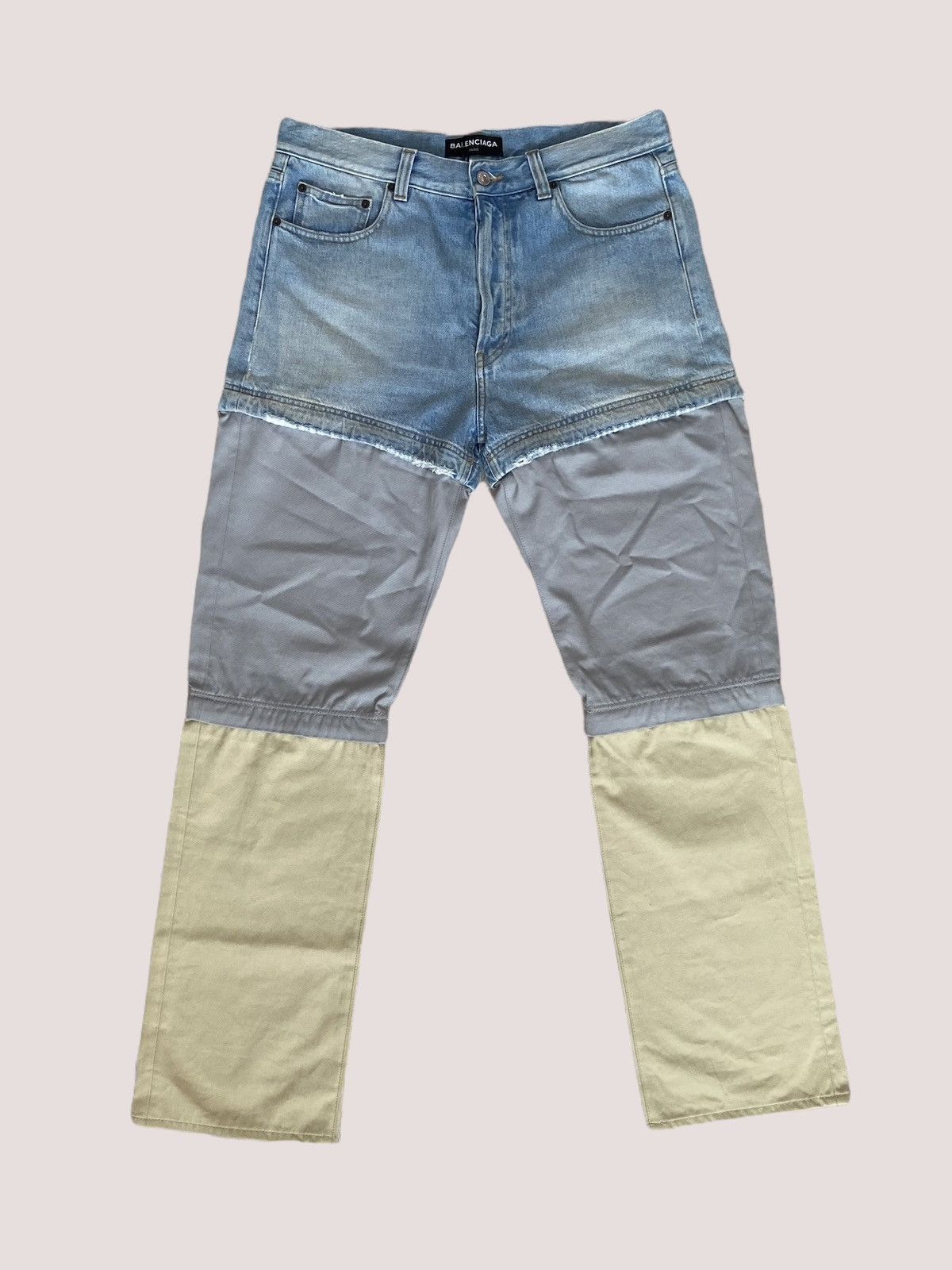 Balenciaga SS18 Convertible Zipper Leather Jeans | Grailed