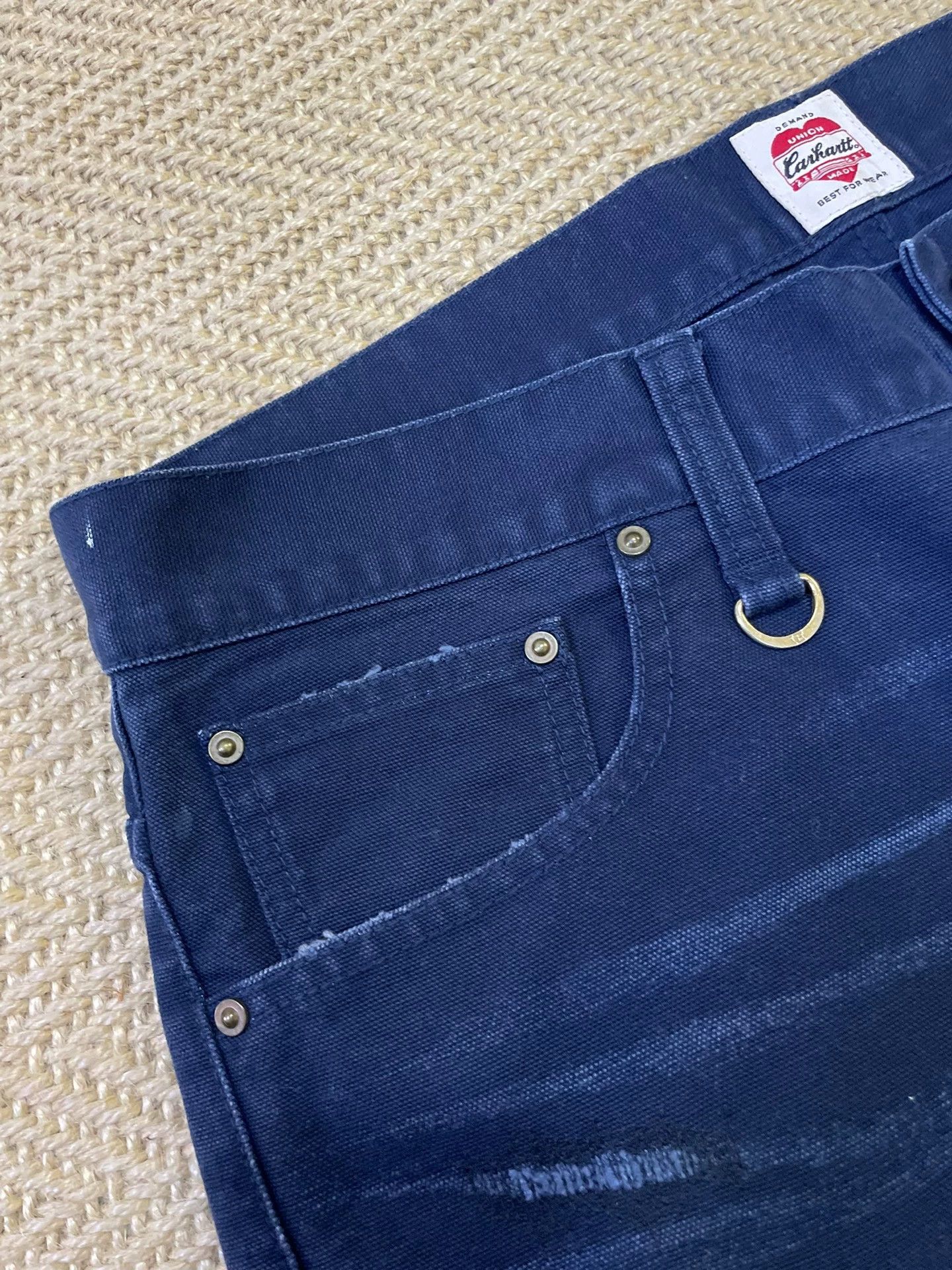 Carhartt UE x Carhartt Damaged Pant HF 5-star Wash Lightning Size US 34 / EU 50 - 6 Thumbnail