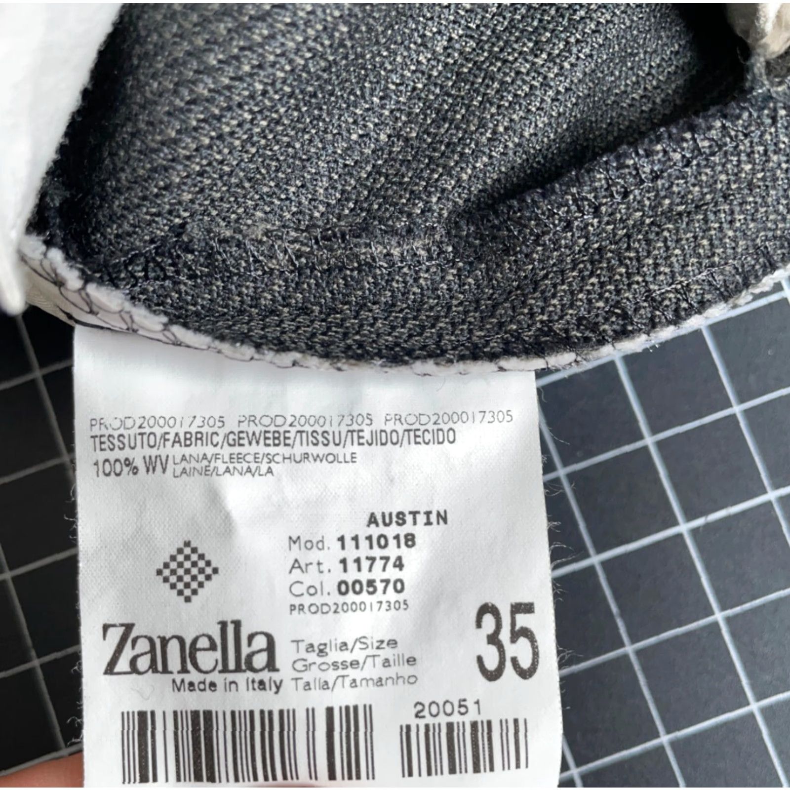 Zanella VINTAGE Zanella Men’s Dress Pants Wool Pleated Trousers 33x27 Gray Cuffed Italy Fall Winter Size US 33 - 4 Thumbnail