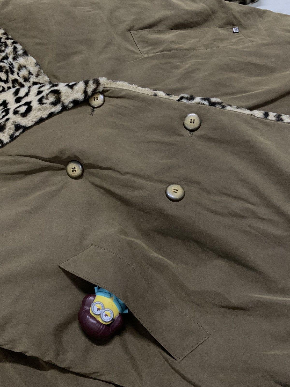 Other 4 Season of London Leopard Faux Fur Long Coat Size L / US 10 / IT 46 - 9 Thumbnail