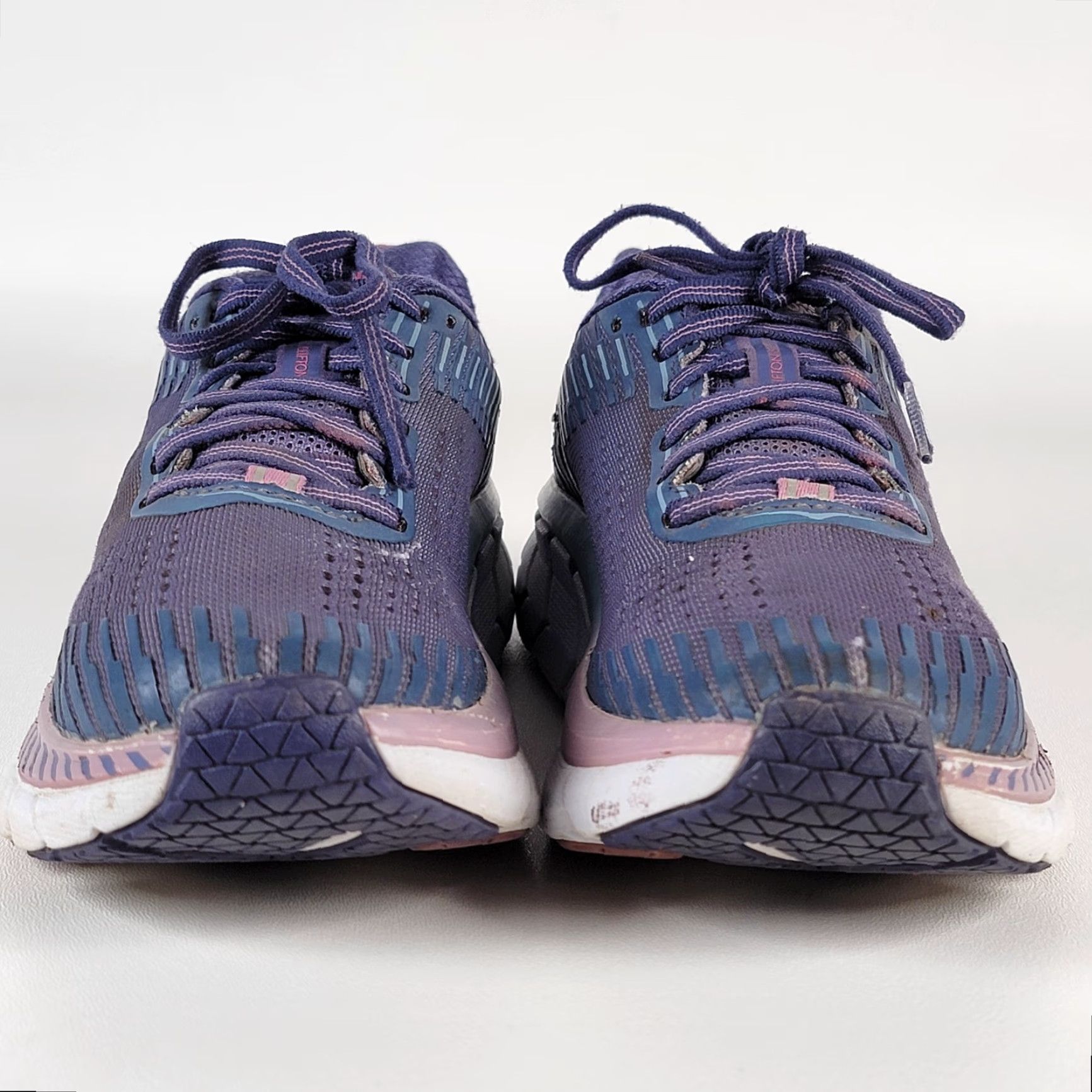 Vintage Hoka One One Women's Size 6/37.5 Clifton 5 Running Sneakers Blue Purple Clifton 5 Sneaker Women Shoe Size US 6 / IT 36 - 3 Thumbnail