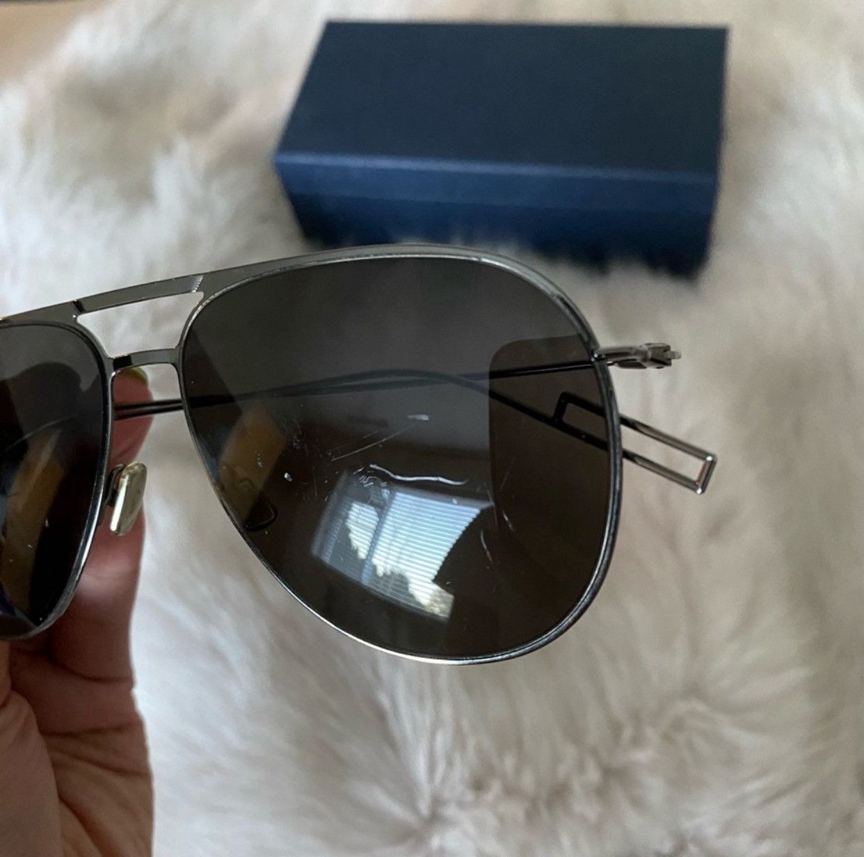 Dior DIOR HOMME AVIATORS HEDI SLIMANE STYLE Size ONE SIZE - 8 Thumbnail