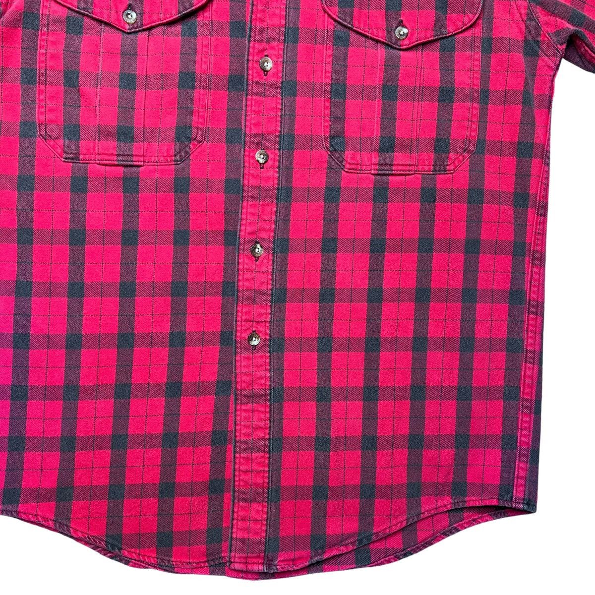 Filson C.C. Filson Garment Red Black Plaid Flannel Cotton Shirt Size US L / EU 52-54 / 3 - 7 Thumbnail