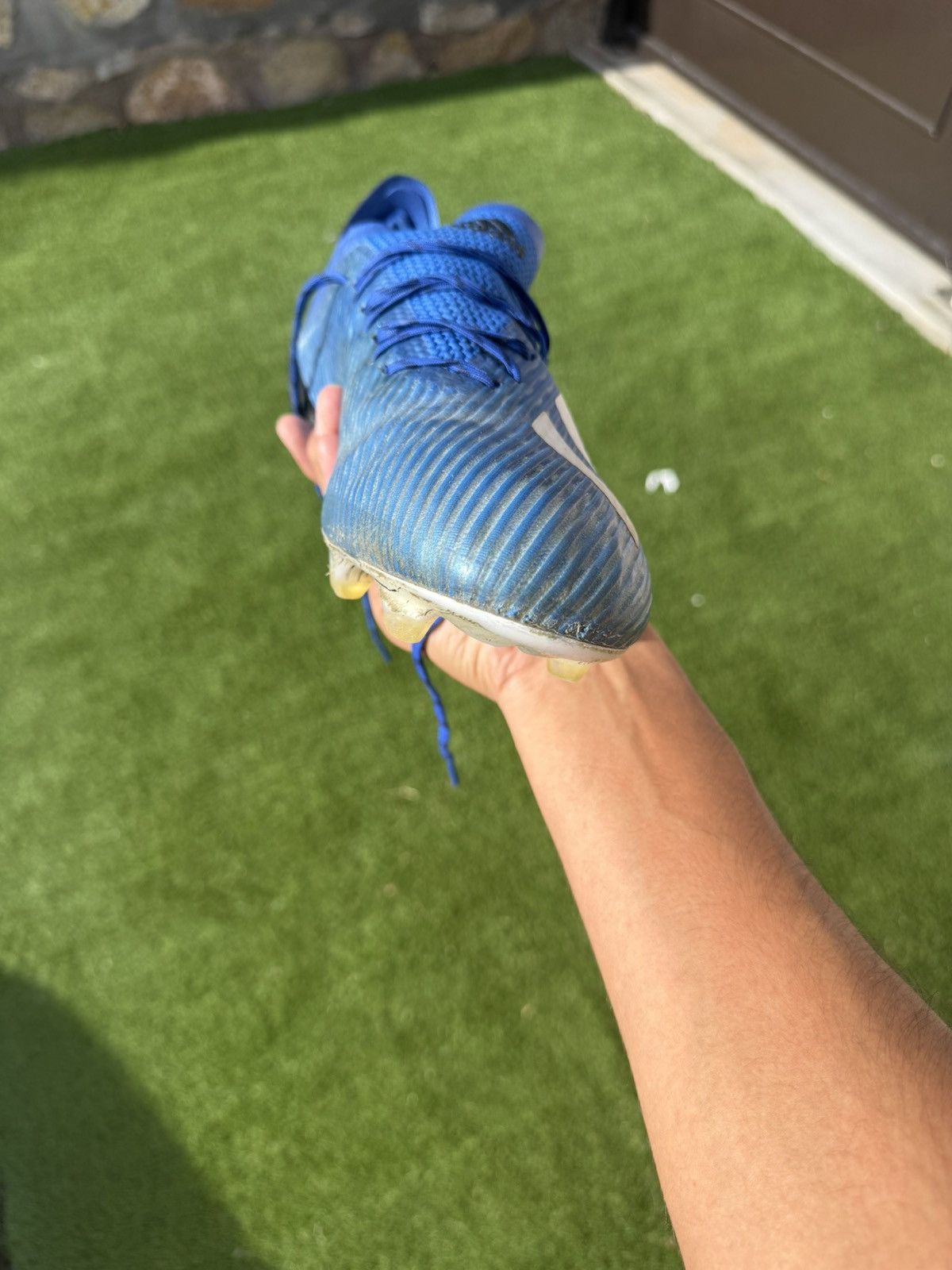 Adidas Blue Adidas X 19.1 soccer cleats Size US 10.5 / EU 43-44 - 16 Thumbnail