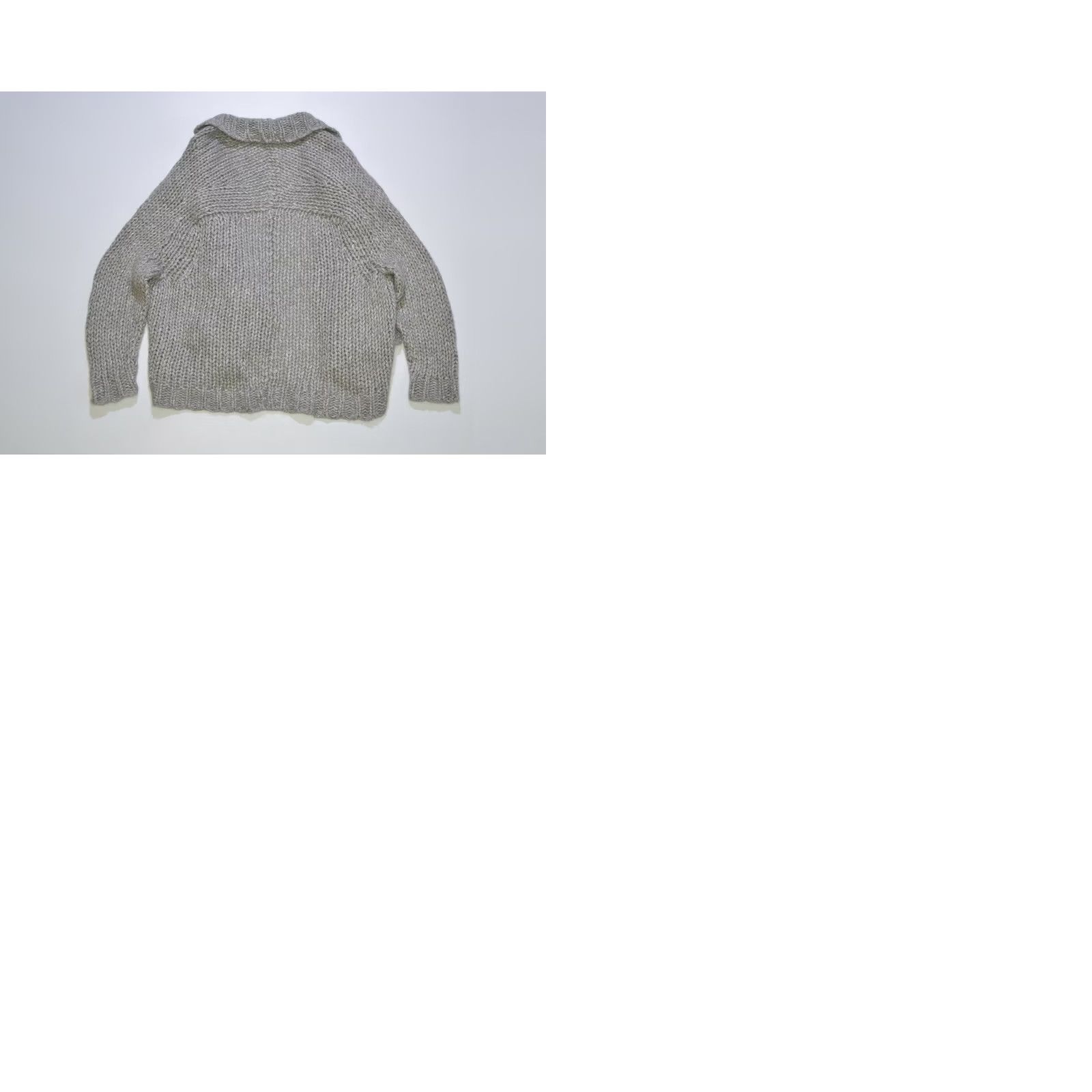 Alexander Wang Alexander Wang Designer Cardigan Sweater Wool Mohair Silk Chunky Knit Gray S Women XS? No Size S Size S / US 4 / IT 40 - 9 Thumbnail