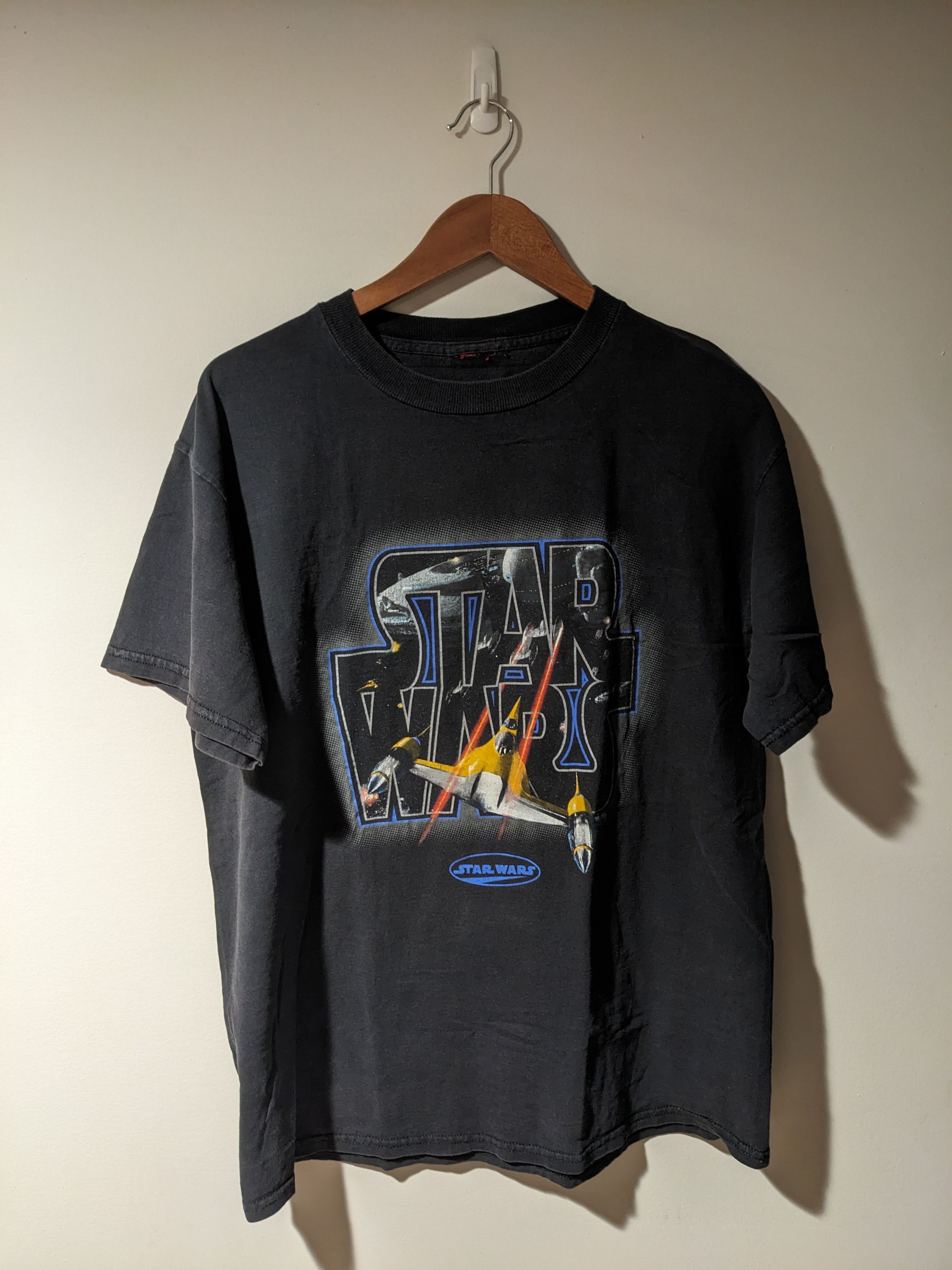Star Wars × Vintage Vintage 1999 Disney Star Wars Episode 1 Naboo T-Shirt Size US L / EU 52-54 / 3 - 1 Thumbnail