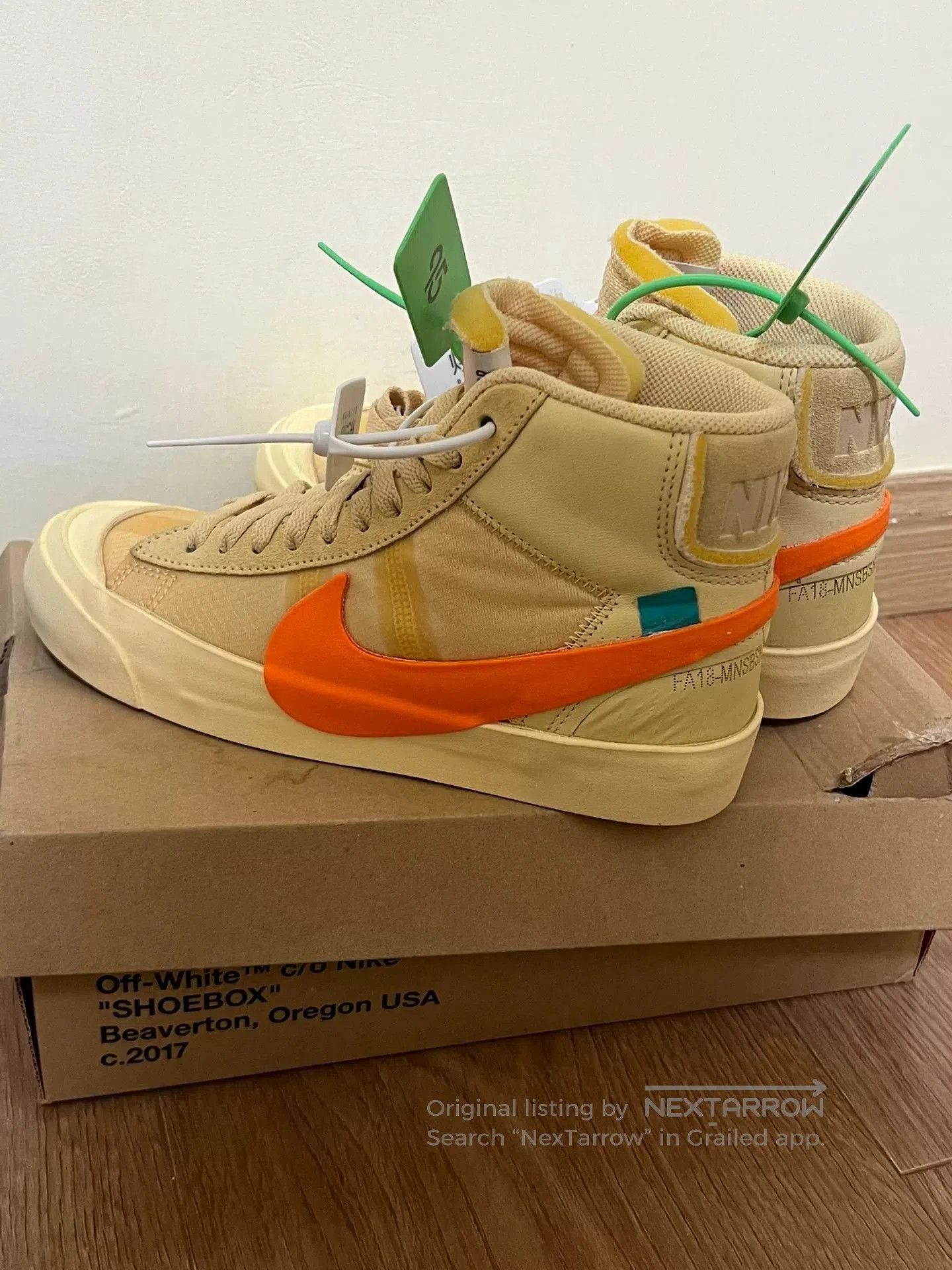 Off-White OFF-WHITE x Nike Blazer "All Hallows Eve". Size US 5 / EU 37 - 4 Thumbnail