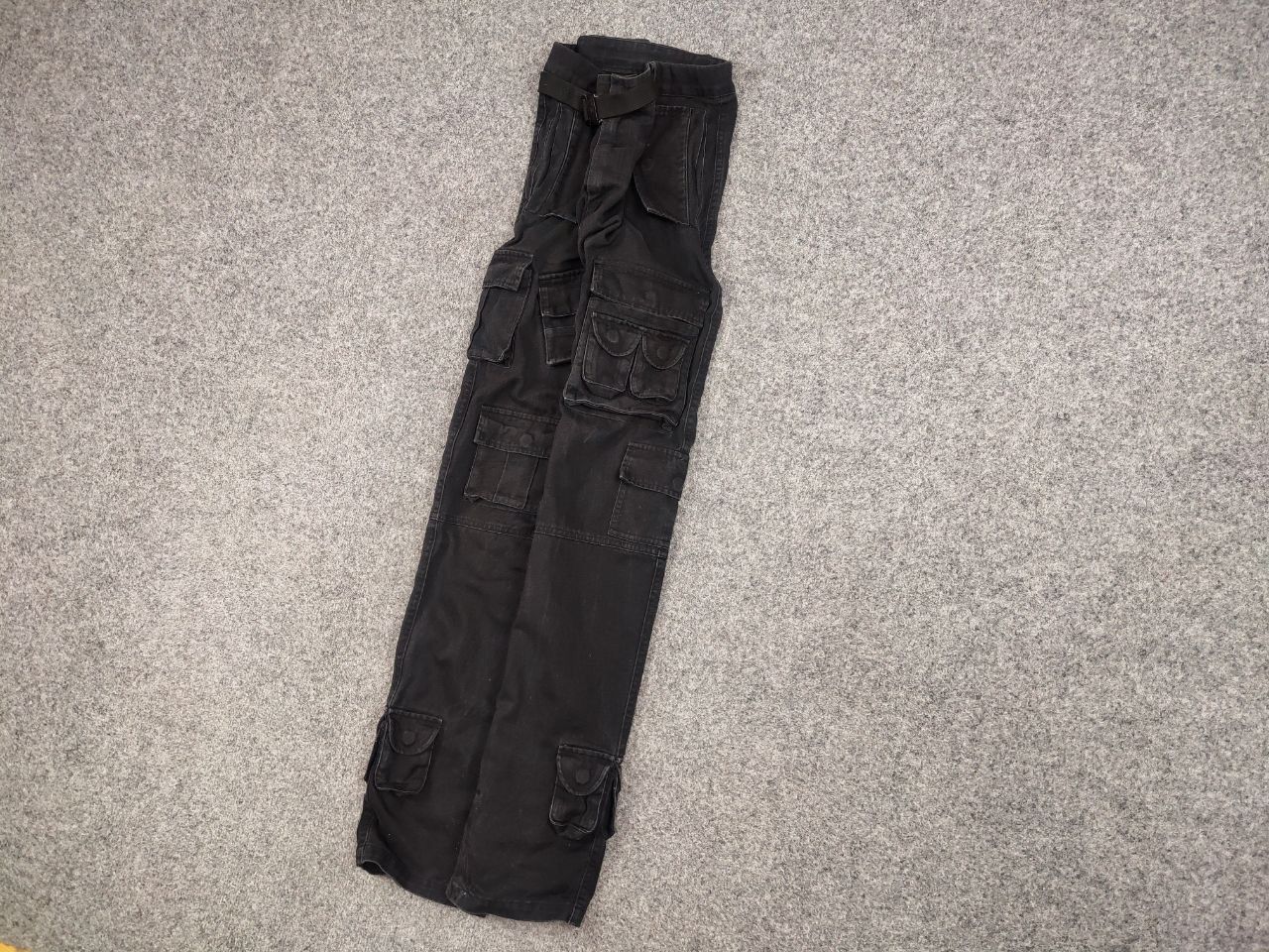 Japanese Brand Vintage BT Japanese Design Black Cargo Jeans Y2K Style Size US 34 / EU 50 - 3 Thumbnail