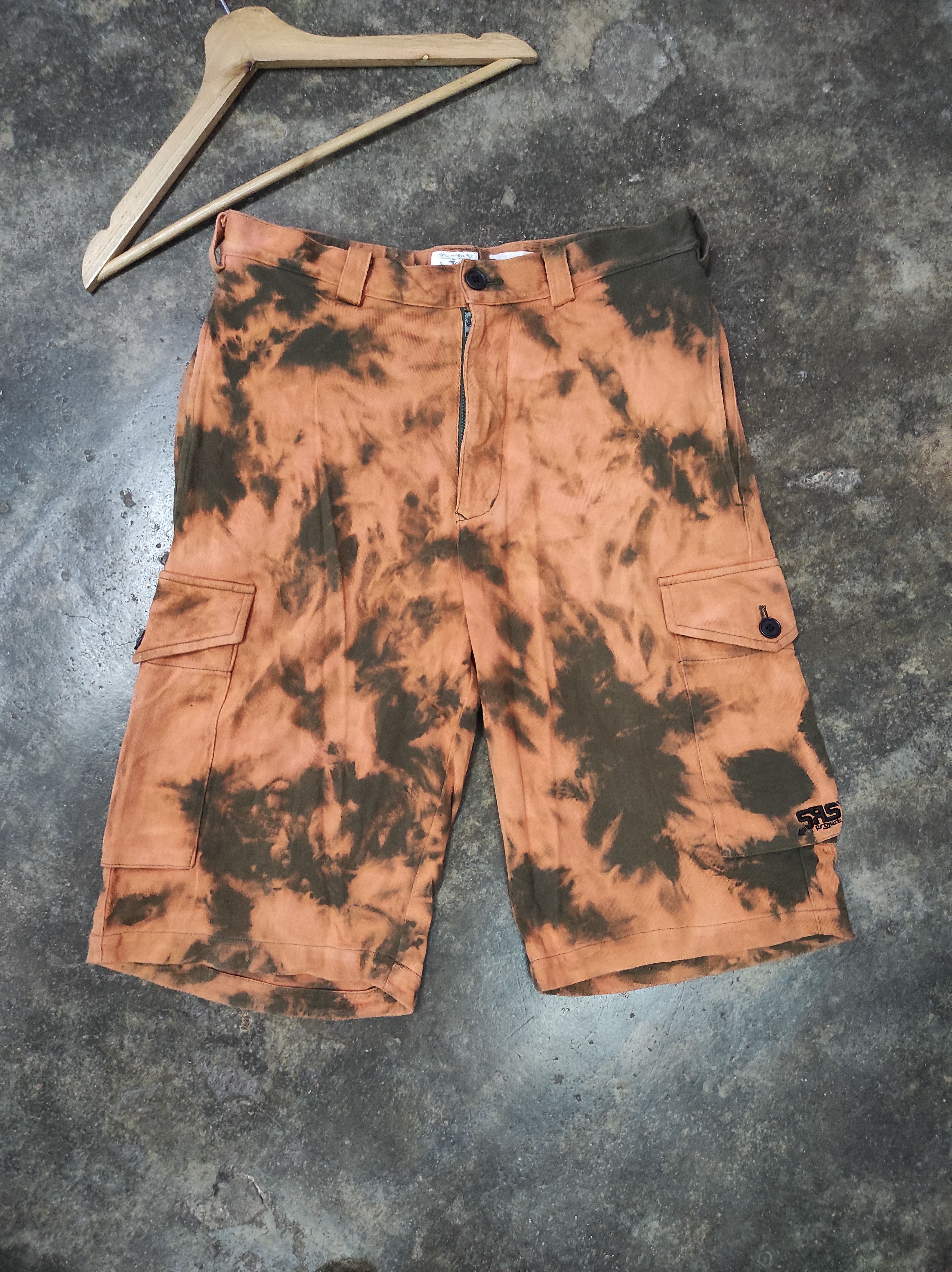 Japanese Brand PROJECT SRS TACTICAL POCKET TIE DYE SHORT PANTS Size US 33 - 1 Thumbnail