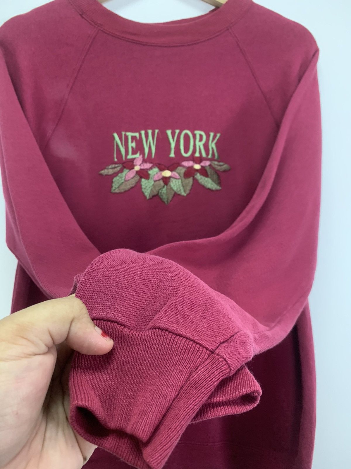 Vintage Vintage 80s New York Sweater Size US S / EU 44-46 / 1 - 7 Thumbnail