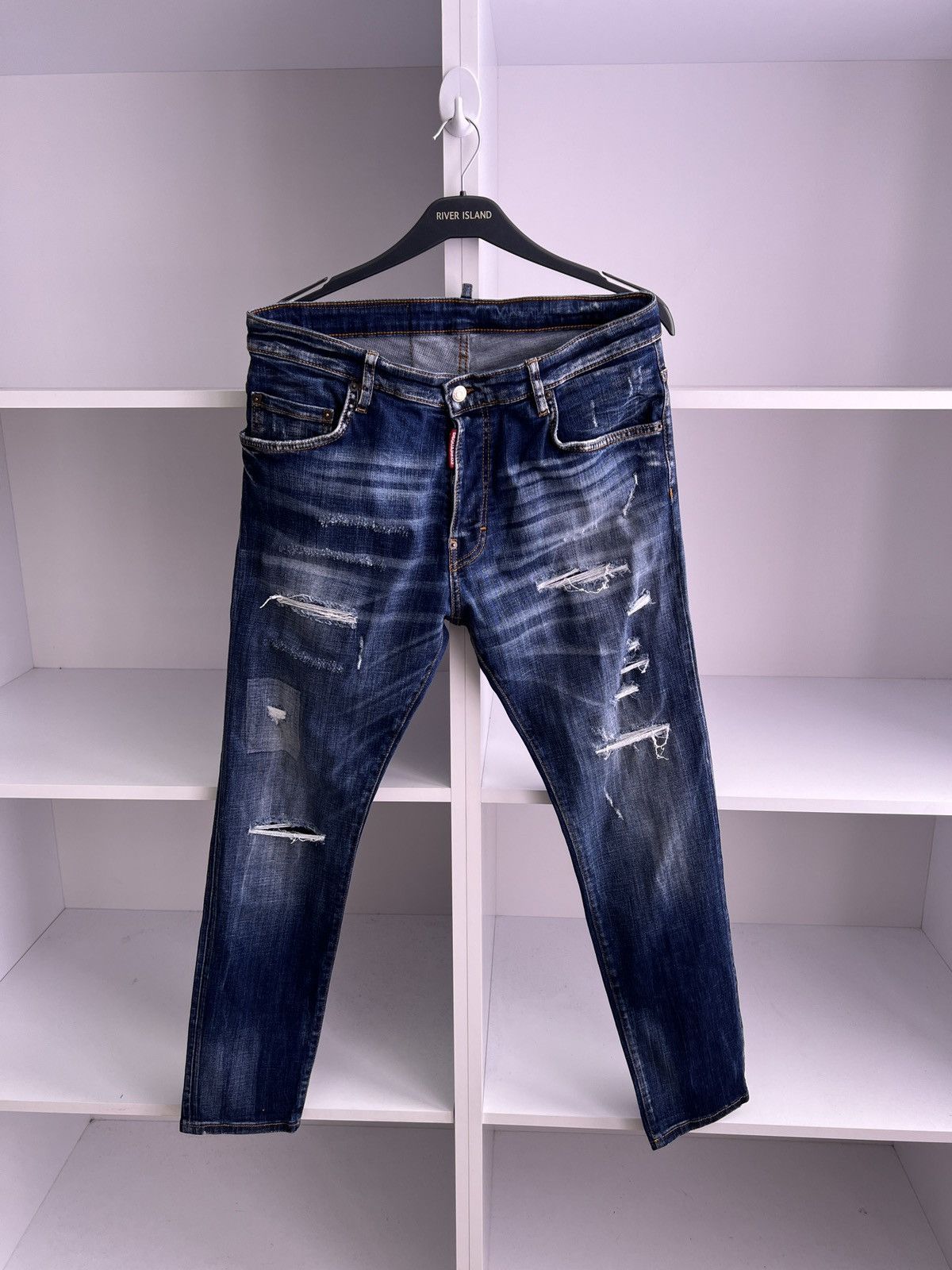Dsquared2 × Vintage Vintage Dsquared2 Luxury Denim Blue Jeans Size US 32 / EU 48 - 5 Thumbnail
