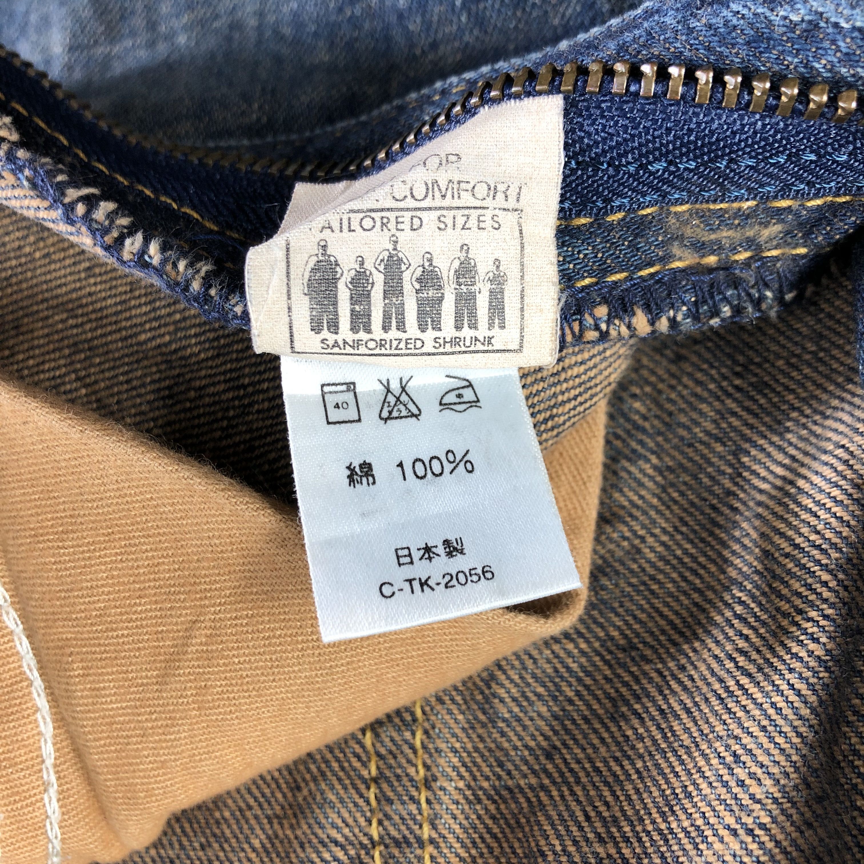 Lee Vintage Lee Riders Jeans Faded Blue Denim KJ2430 Size US 29 - 10 Thumbnail