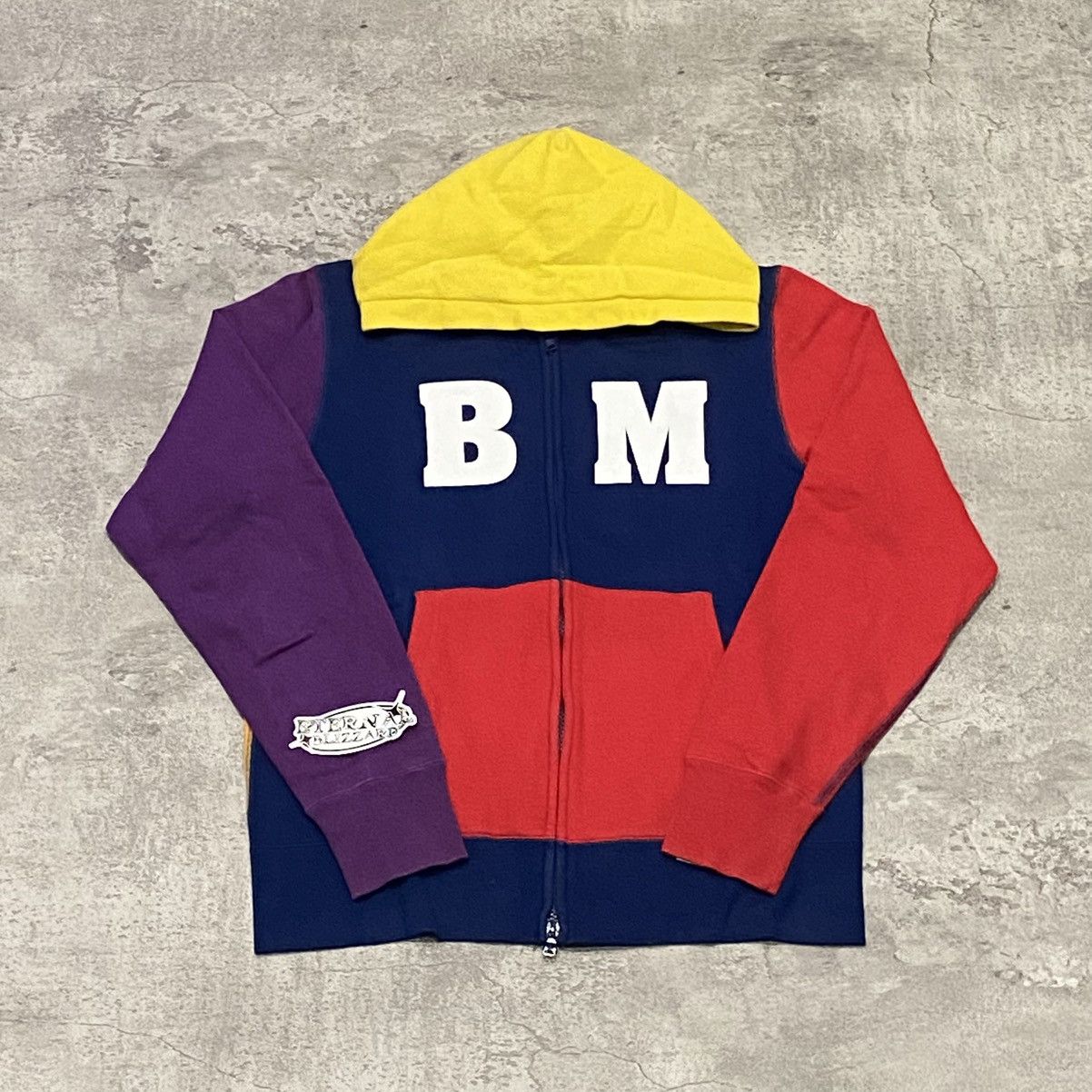Bape Baby Milo BM Color Block Zip Hoodie Size US M / EU 48-50 / 2 - 1 Thumbnail