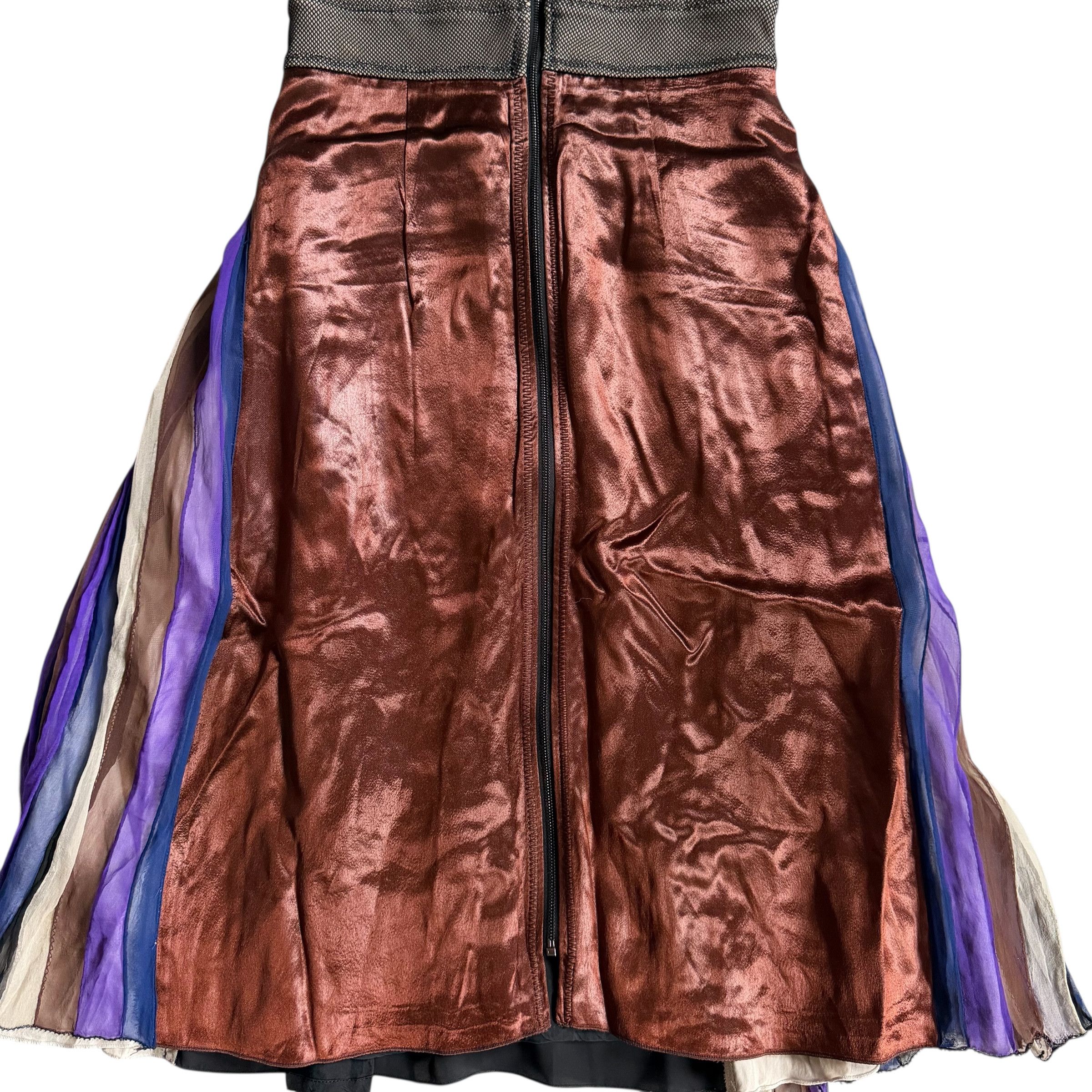 Bottega Veneta BOTTEGA VENETA AW2012 SILK DRESS Size XS / US 0-2 / IT 36-38 - 6 Thumbnail