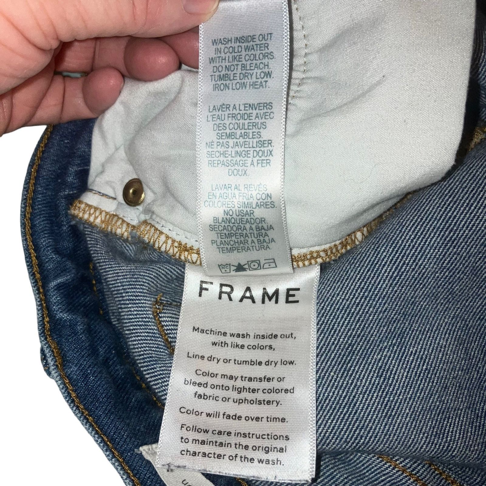 Frame Frame - Le Garcon Boyfriend Jean in Medium Blue-size 24 Size 24" / US 00 / IT 34 - 7 Thumbnail