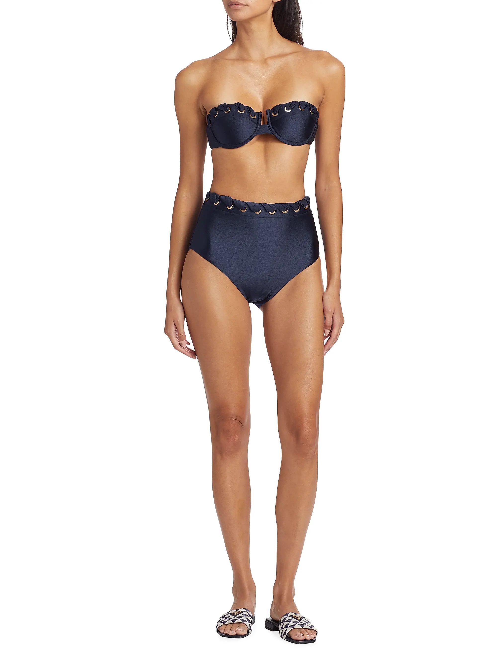 Zimmermann oc11z0725 Size: 2/ Alight Eyelet Balconette Bikini Top Size ONE SIZE - 2 Thumbnail
