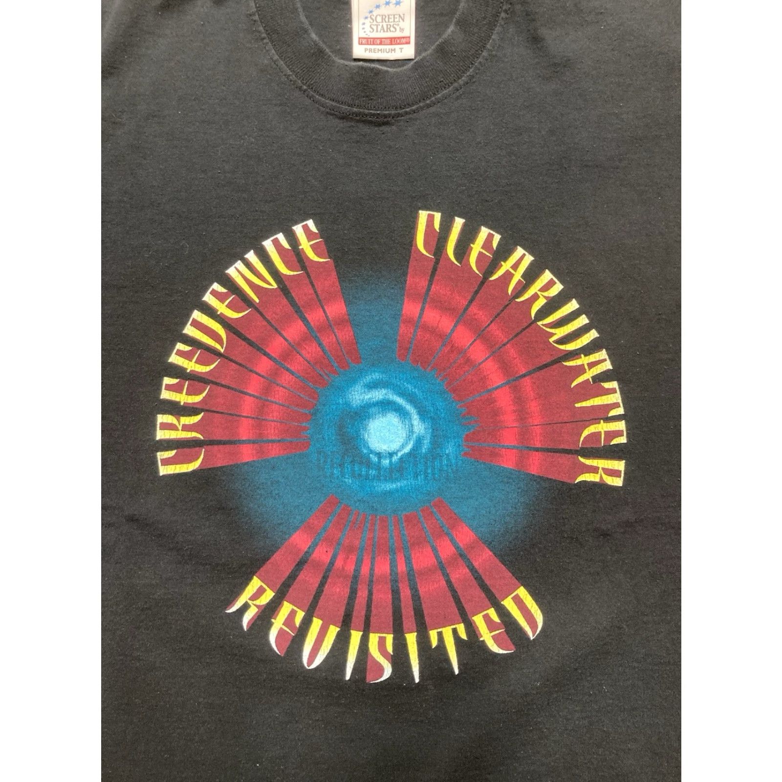 Vintage VINTAGE Screen Stars Credence Clearwater Revival T Shirt Large Black Mens Band Size US L / EU 52-54 / 3 - 2 Thumbnail