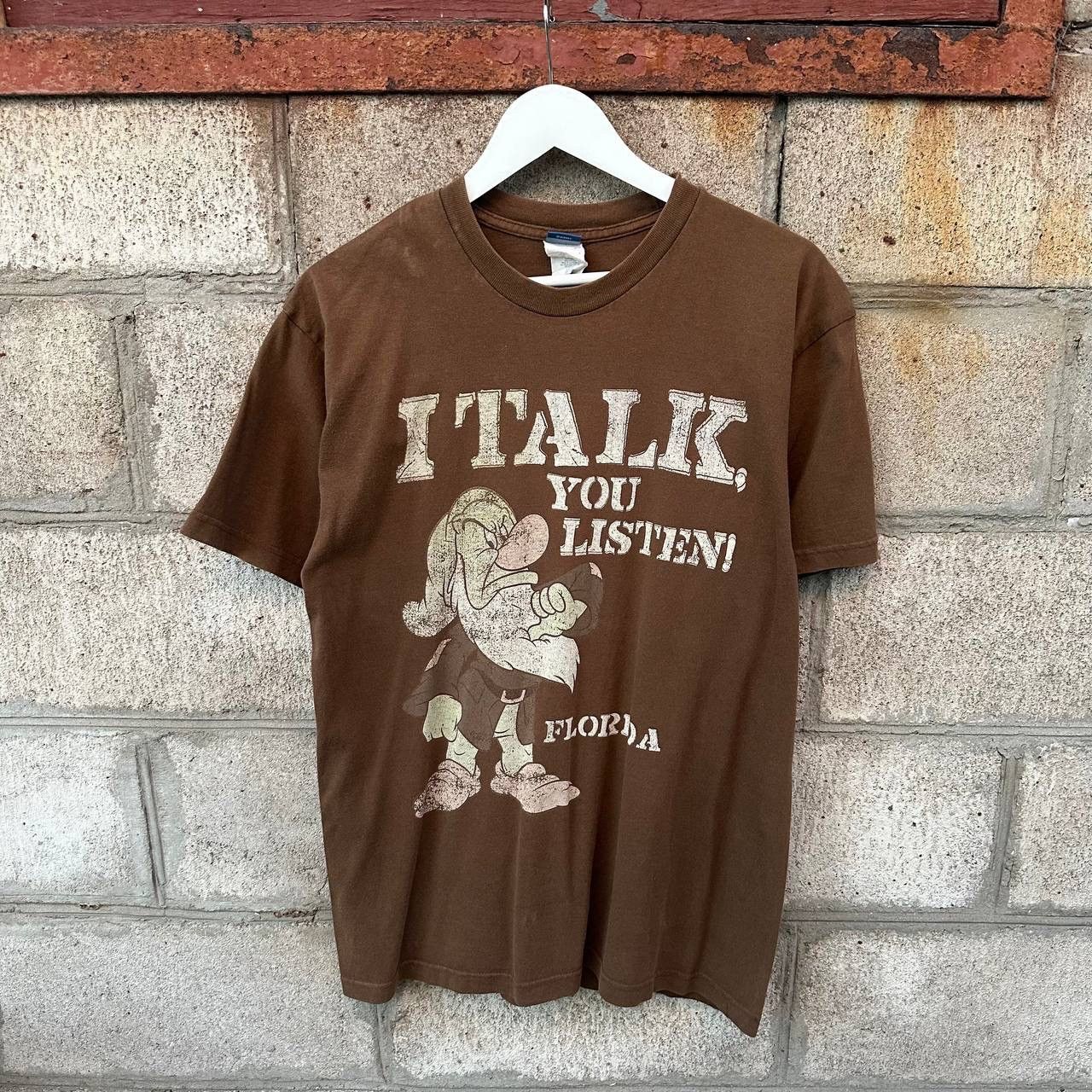 Disney VTG Disney The Grumphy T-shirts Big Logo Joke Humor Y2K 00s Size US L / EU 52-54 / 3 - 1 Thumbnail