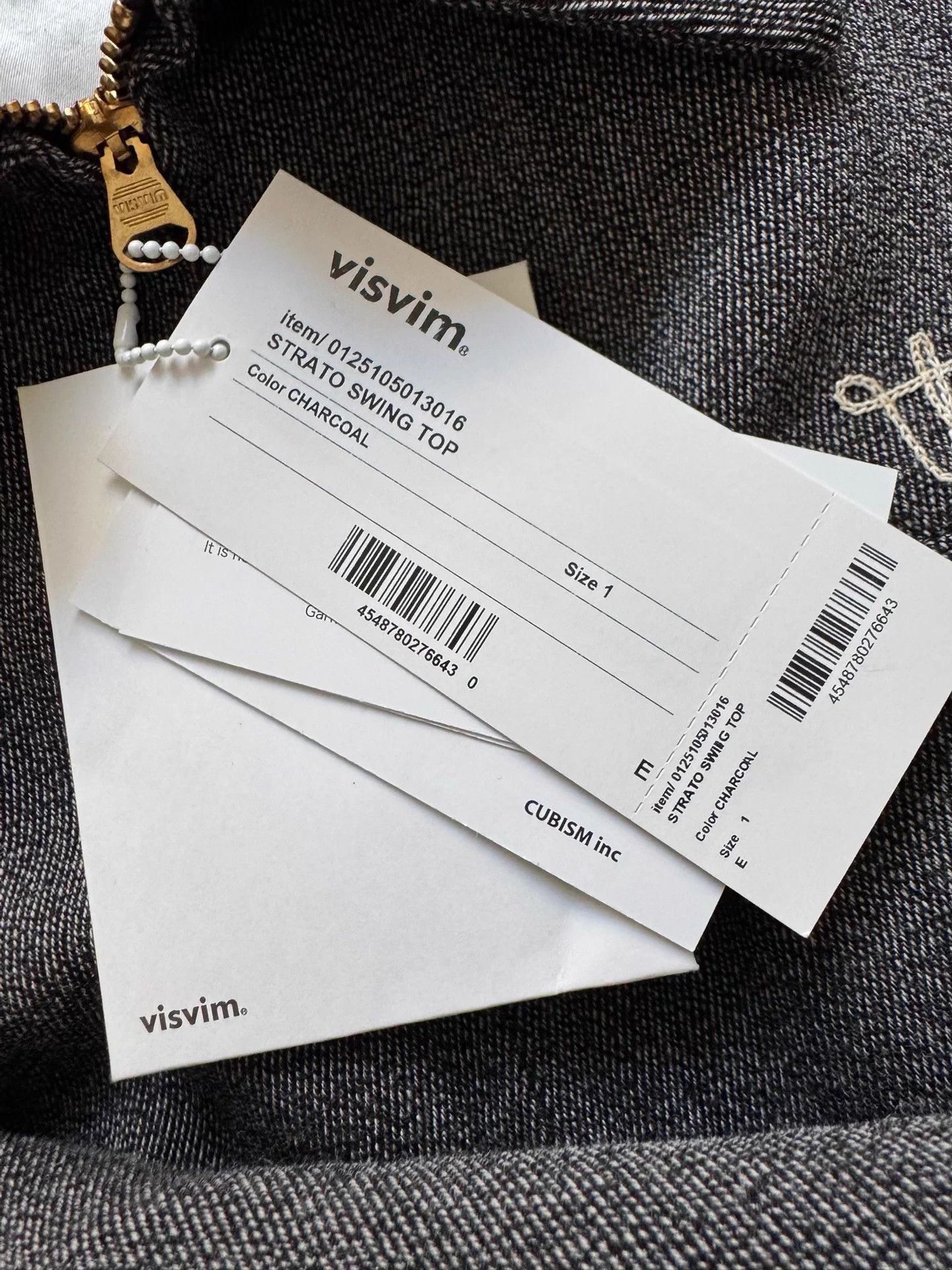 Visvim VISVIM 25SS STRATO SWING TOP VIP Limited Charcoal Size 1 Size US S / EU 44-46 / 1 - 5 Thumbnail
