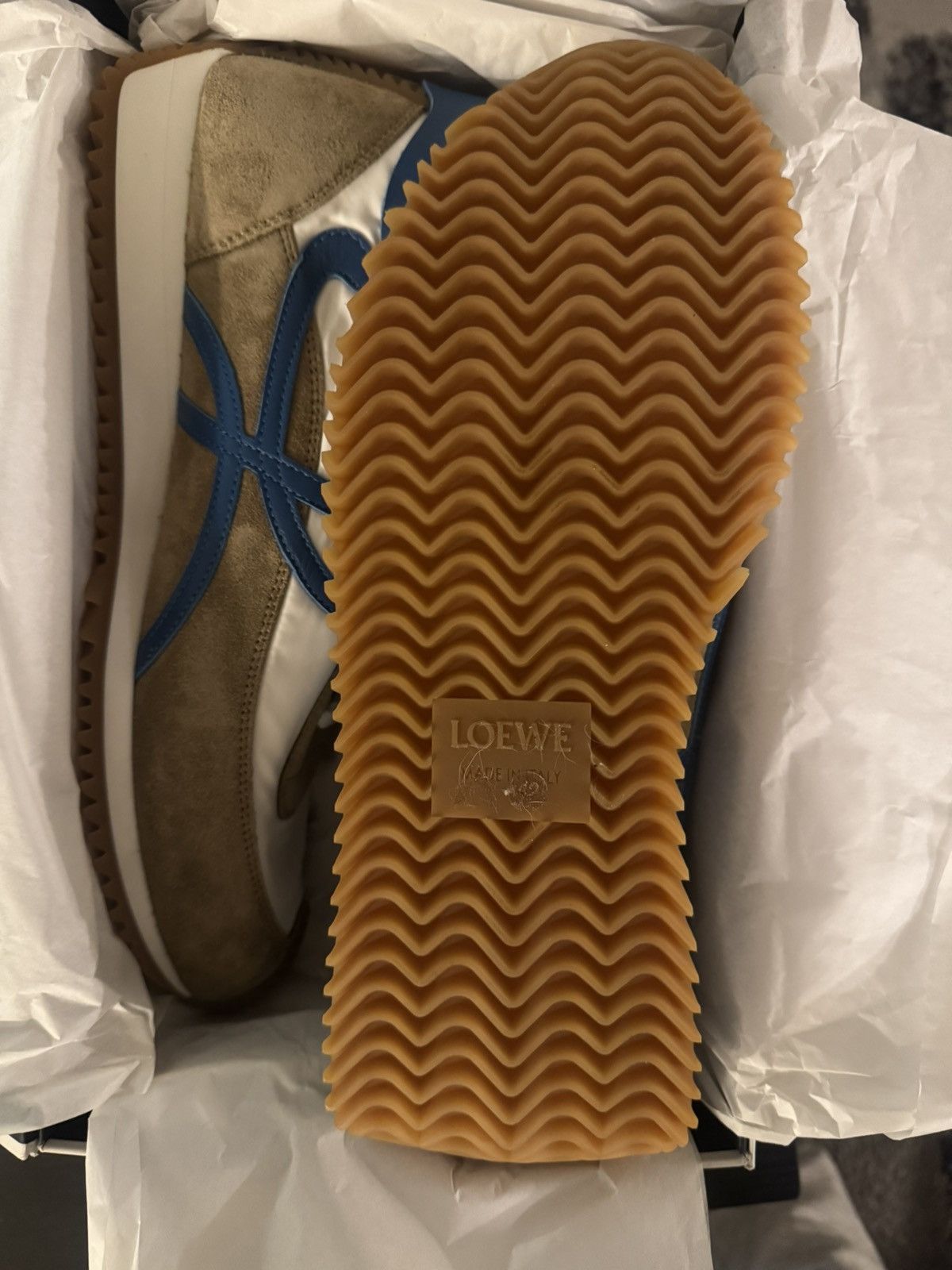 Loewe Loewe Nylon And Suede Flow Runner 2.0 Sneaker Size US 9 / EU 42 - 8 Thumbnail