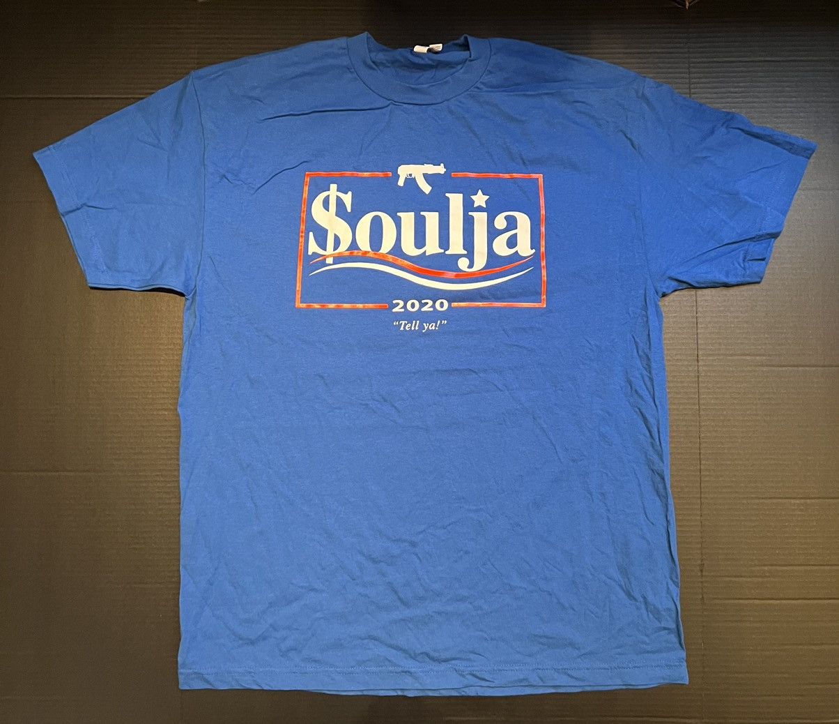 Band Tees Soulja Boy Tell Em Vote 2020 Election T-Shirt - Blue XL Size US XL / EU 56 / 4 - 1 Preview